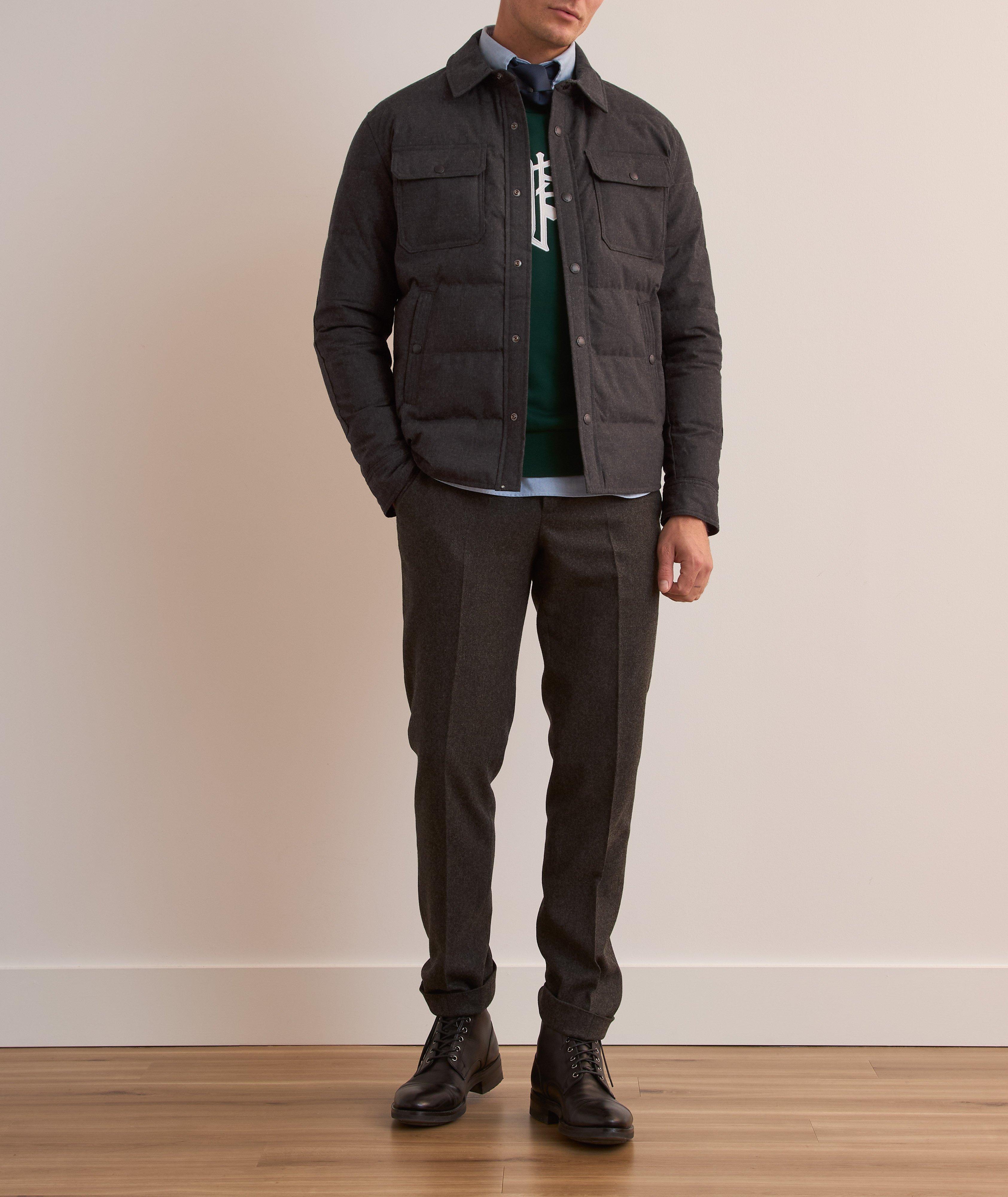 Wool-Blend Quilted Jacket image 5