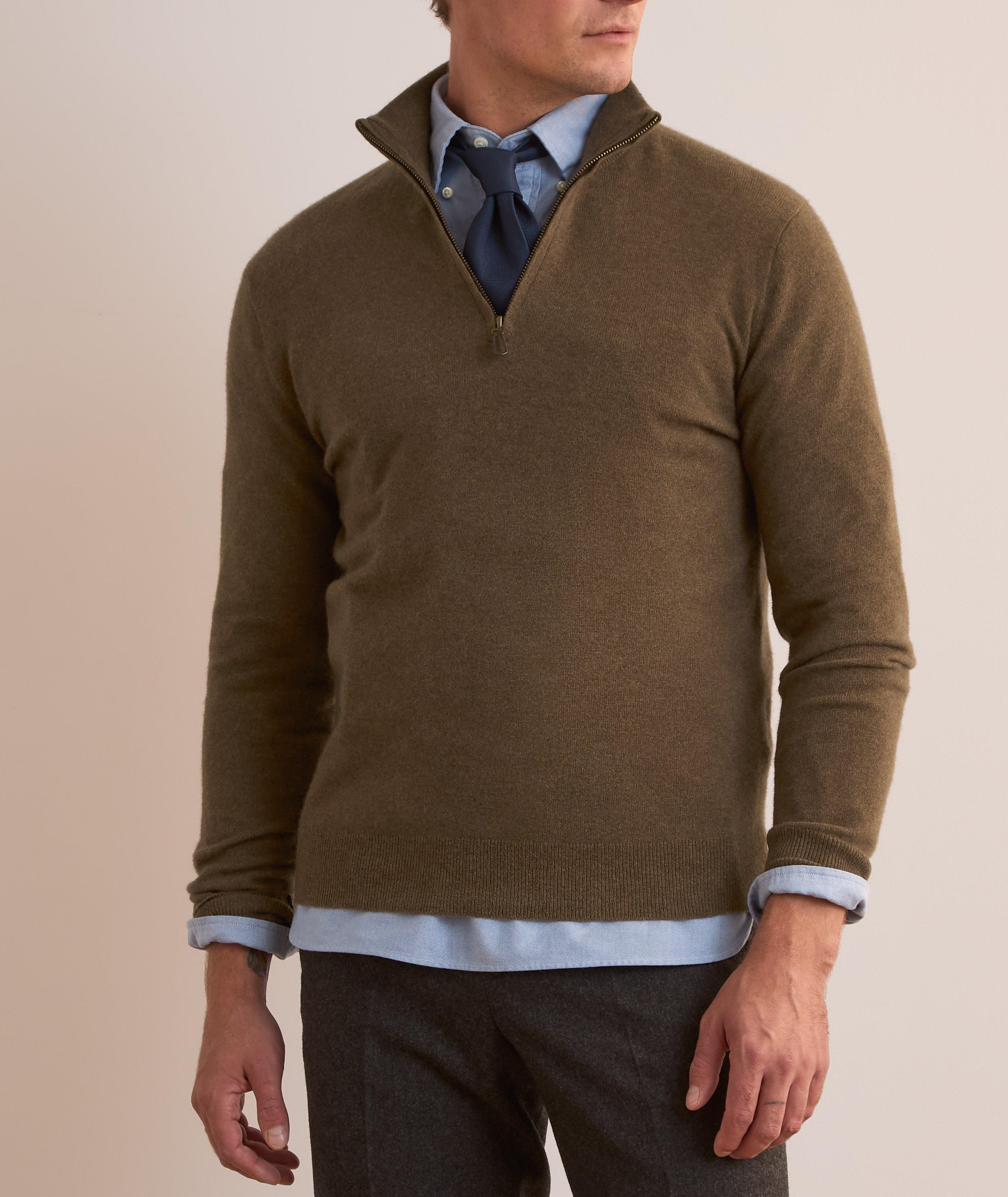 Wool Quarter-Zip Sweater  image 1