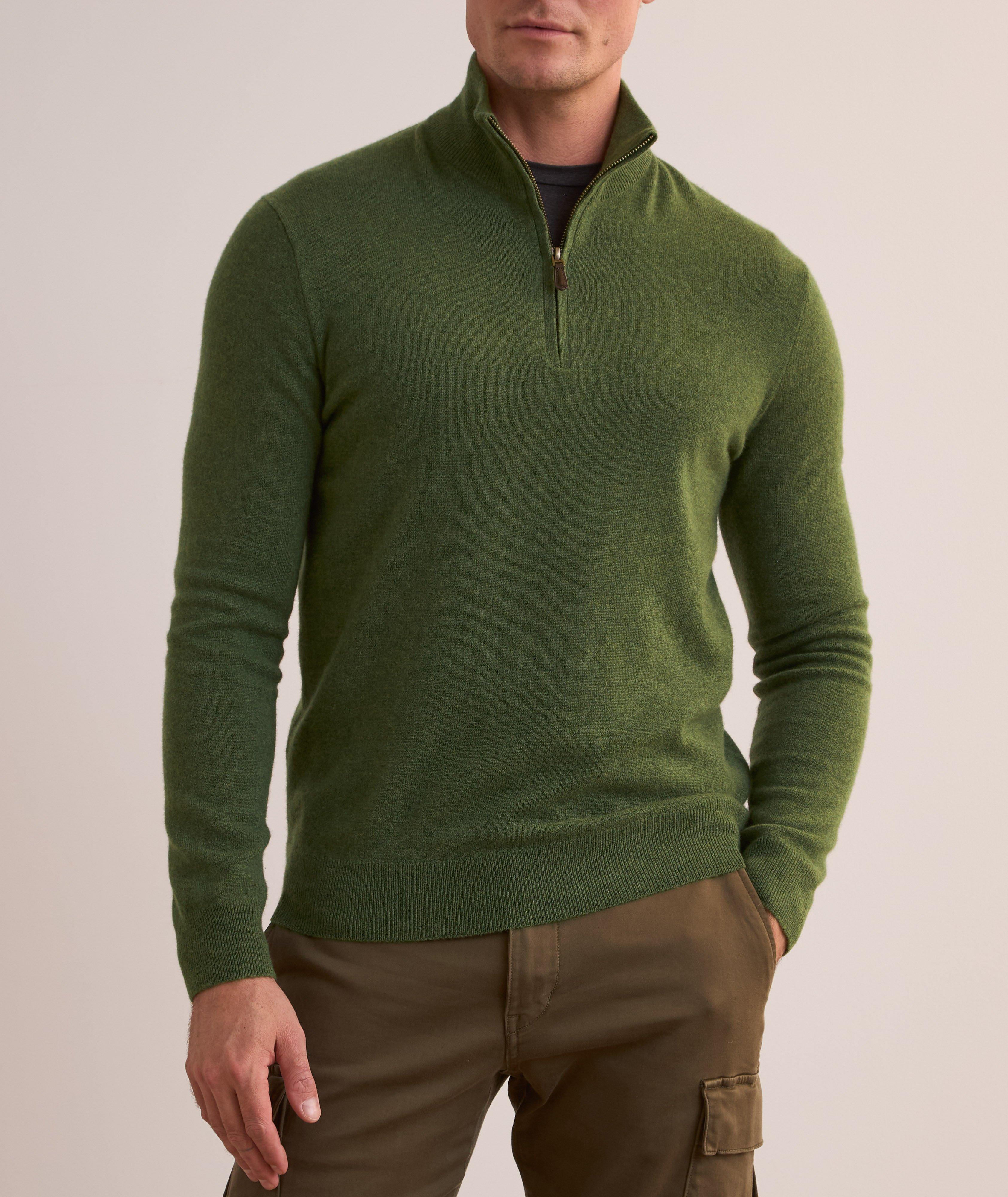 Wool Quarter-Zip Sweater image 1