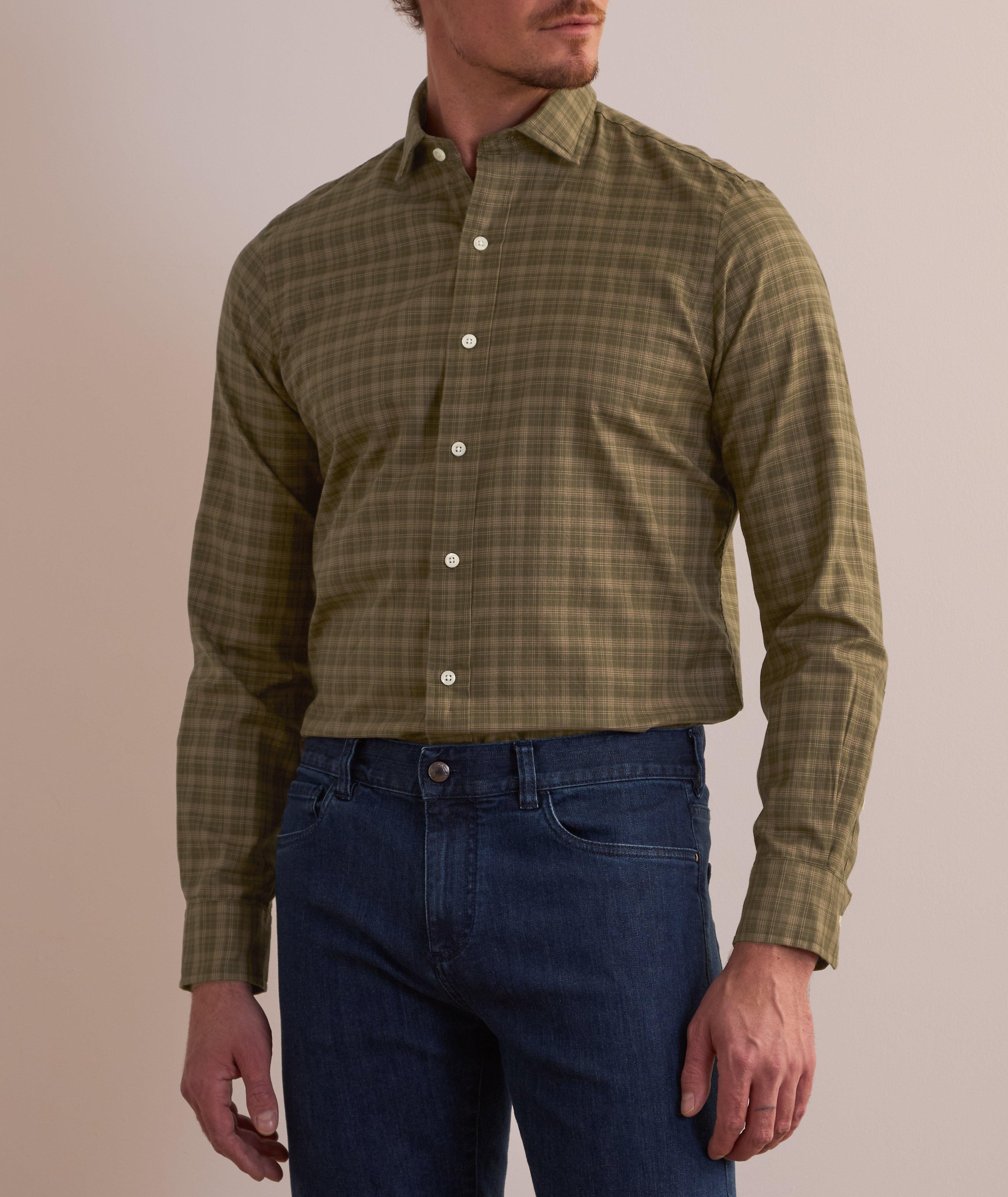 Checked Cotton Shirt  image 1