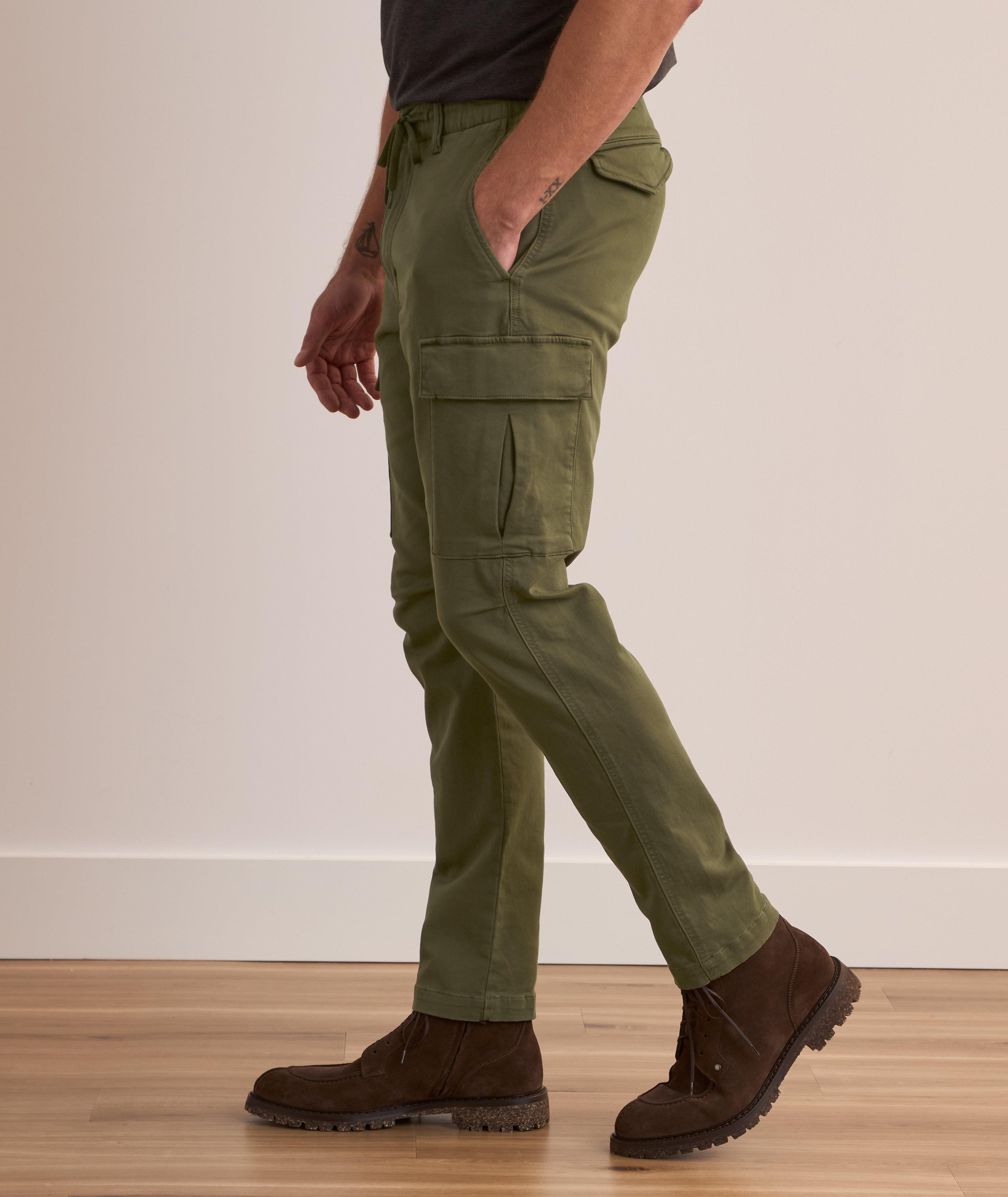 Stretch-Cotton Cargo Pants image 4