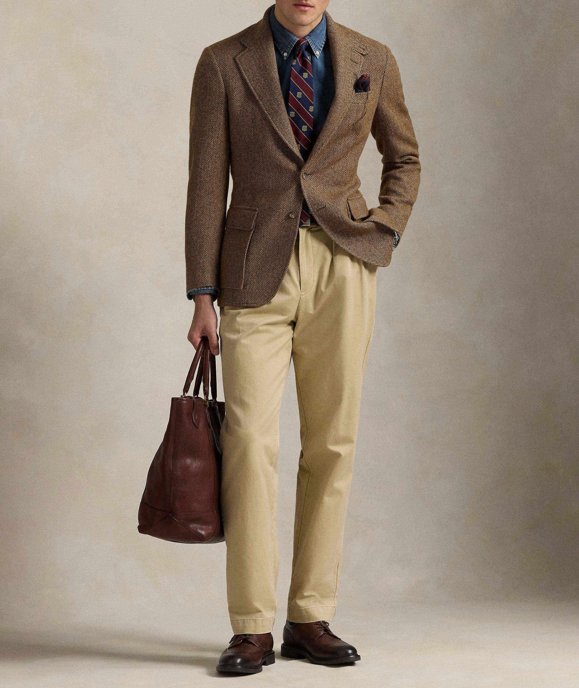 Herringbone Wool Sport Jacket image 4