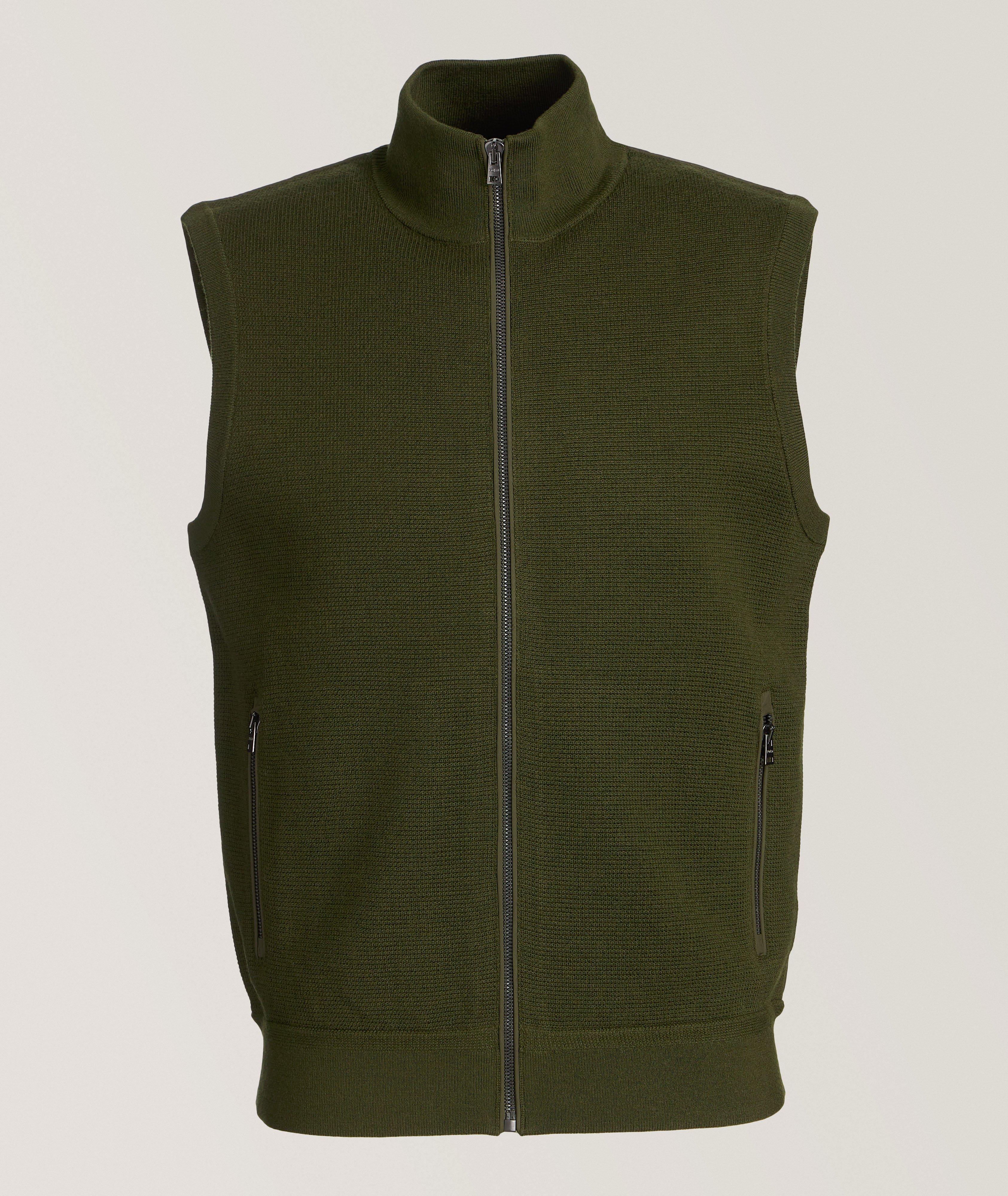 Merino Wool-Blend Vest image 0