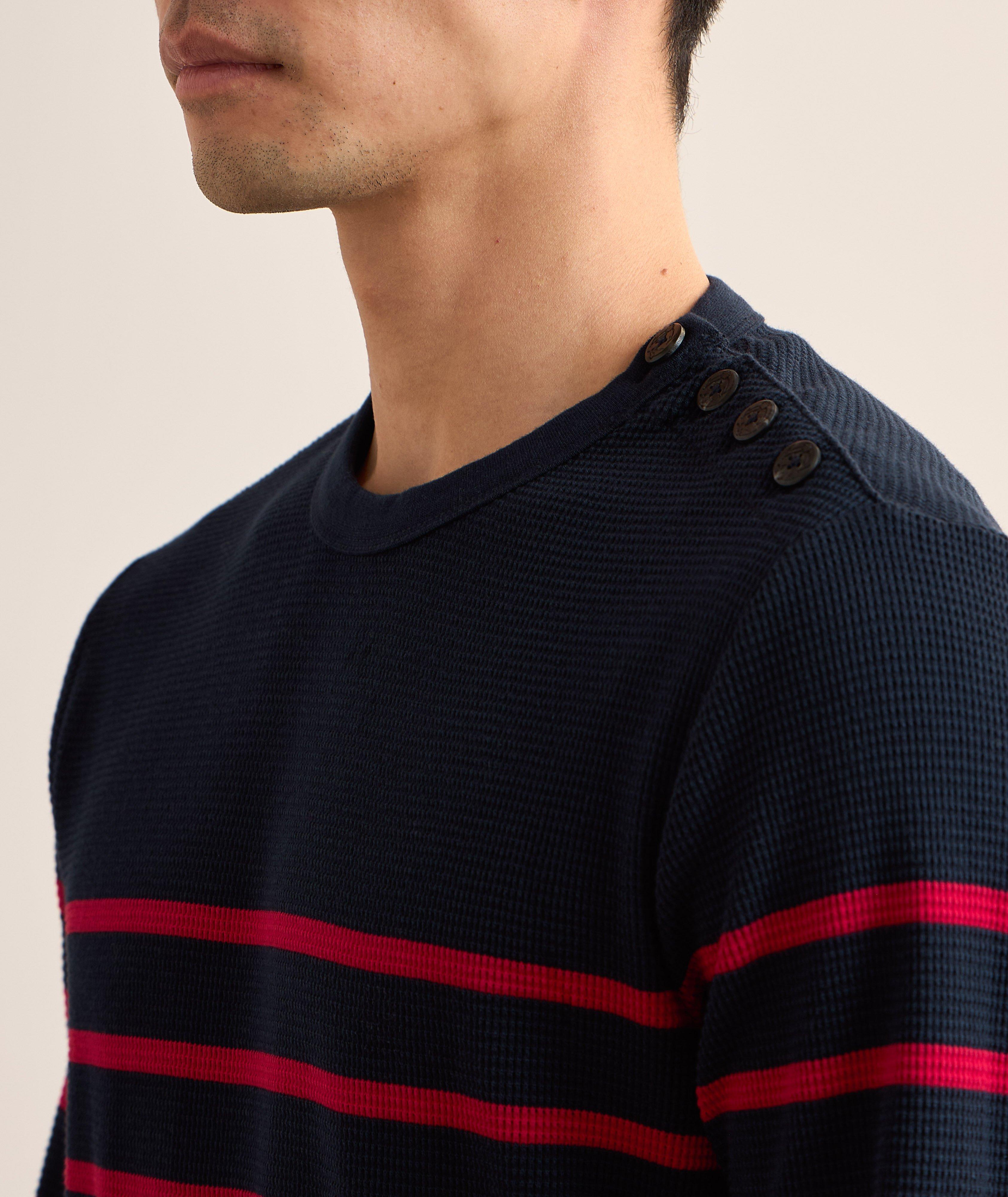 Striped Cotton Sweater image 3