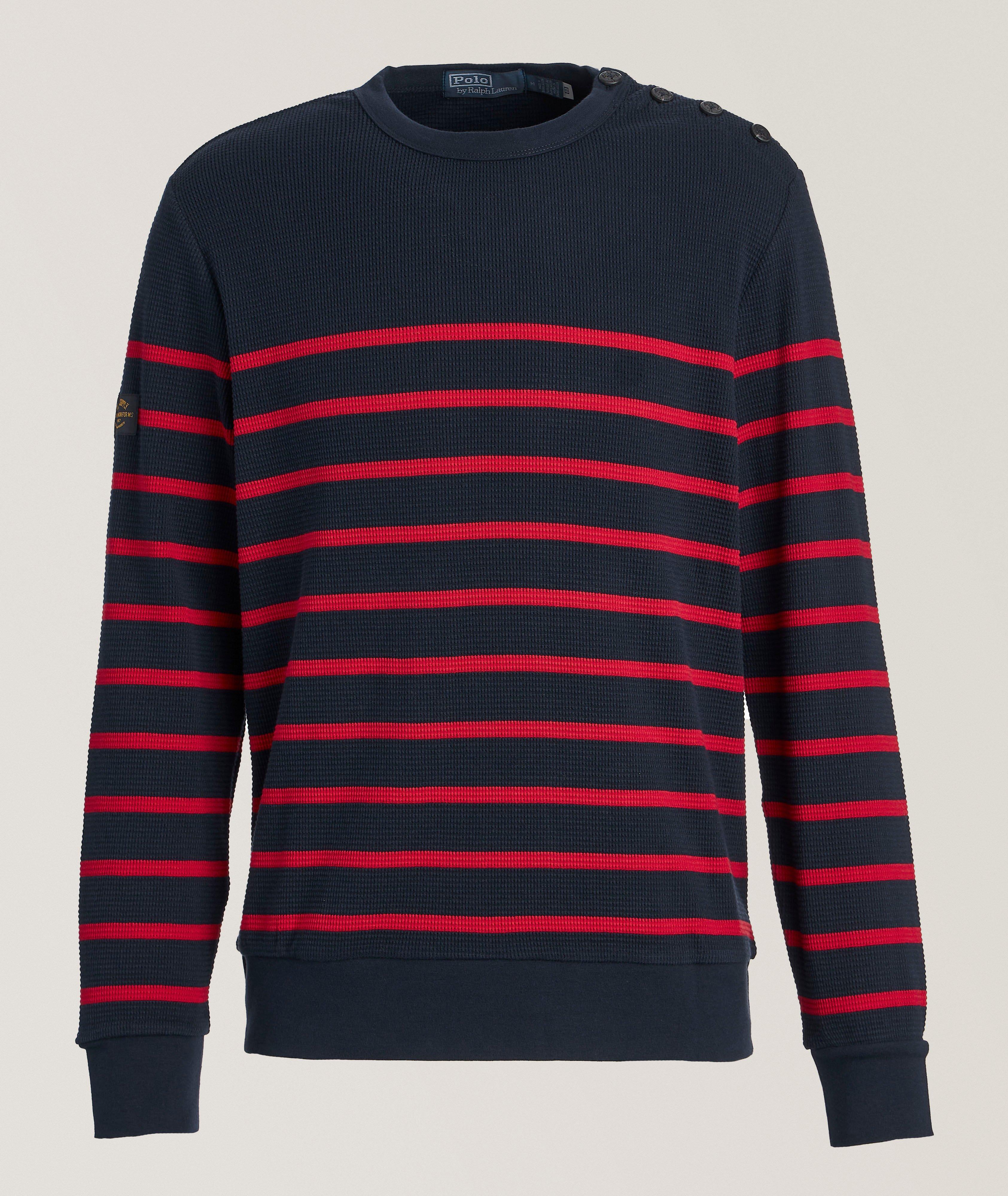 Striped Cotton Sweater image 0