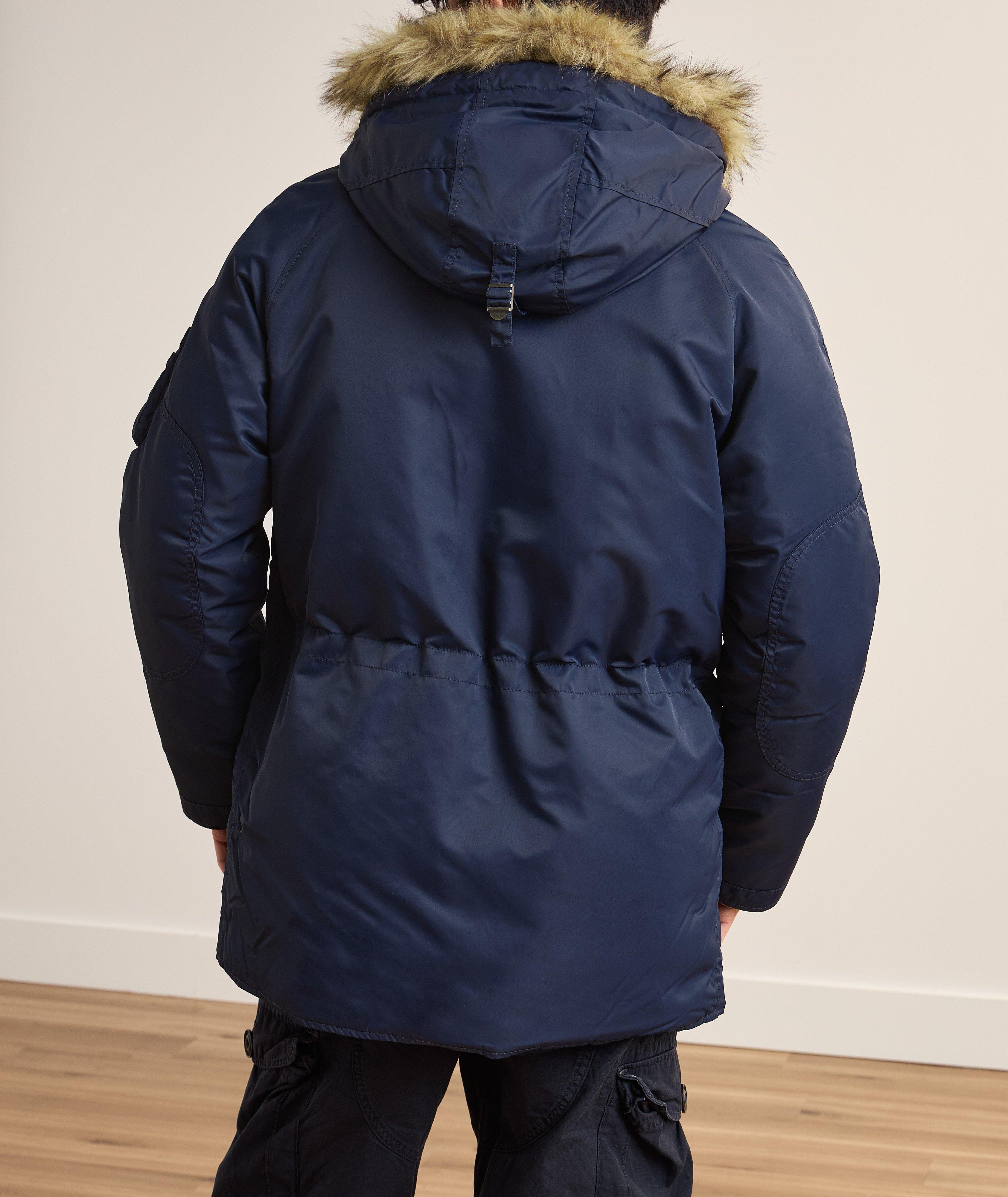 Faux Fur-Trimmed Down Hooded Jacket image 2