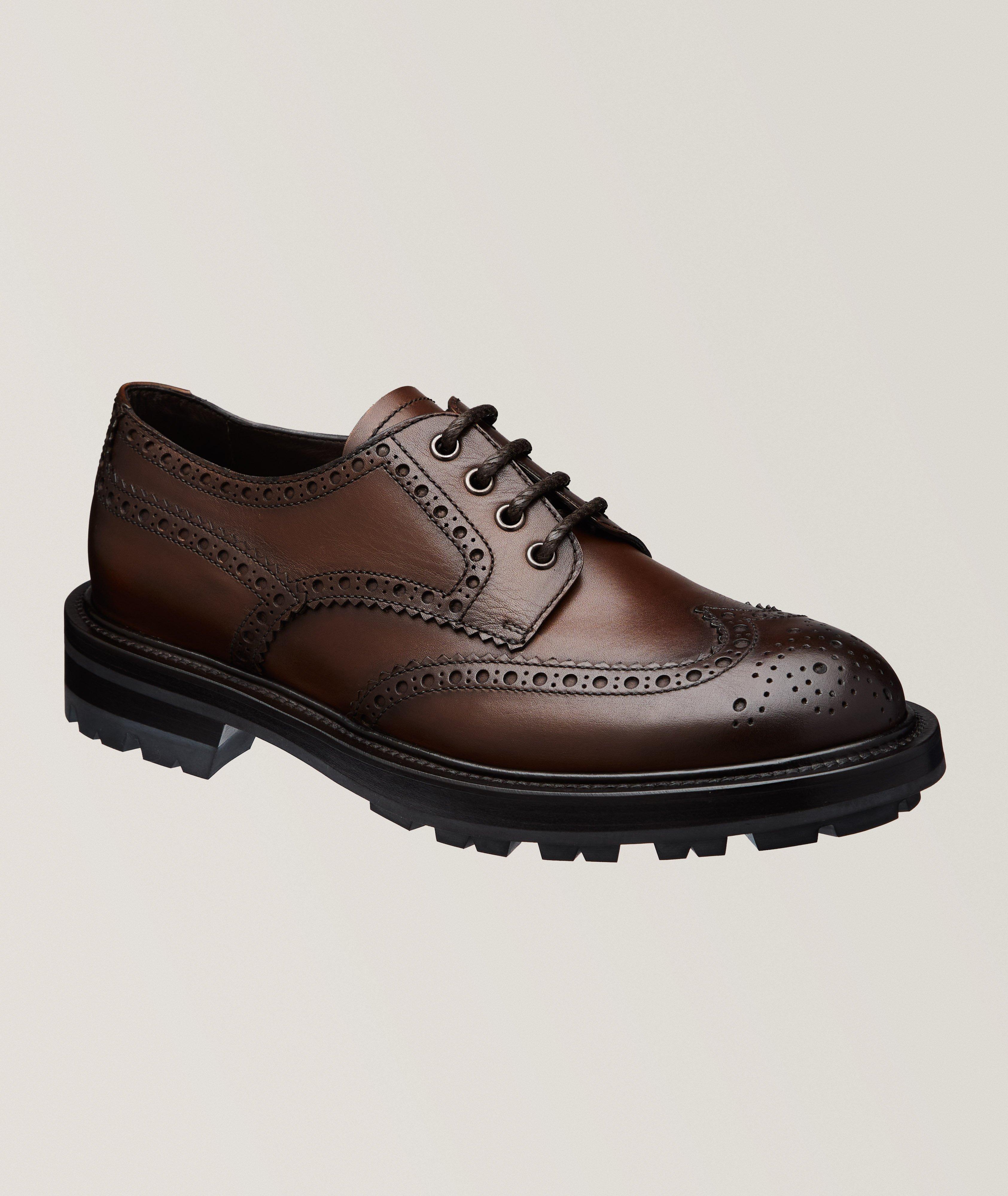 Barrett Burnished Leather Commando Derbies 