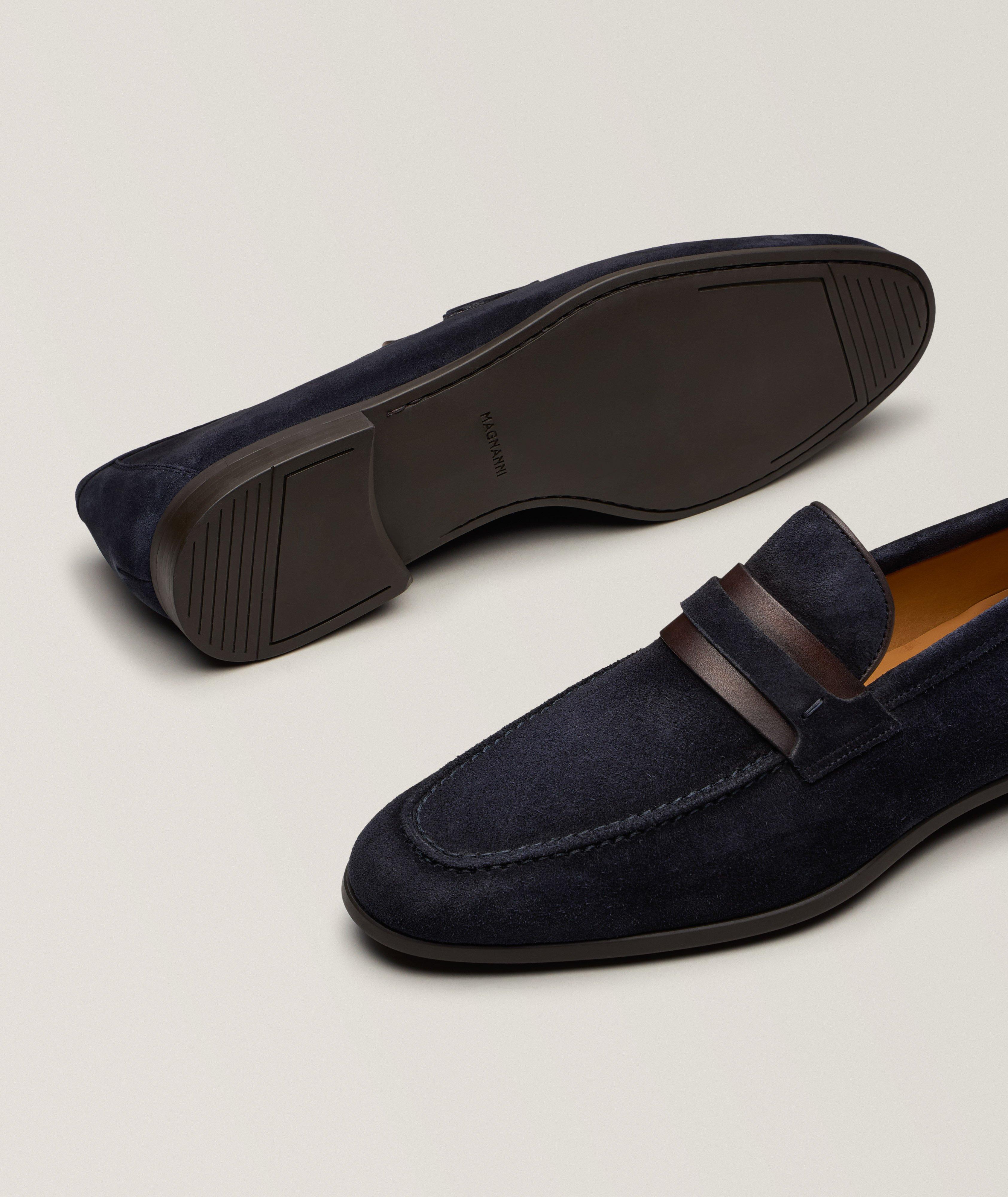 Daniel Suede & Leather Penny Loafers image 3