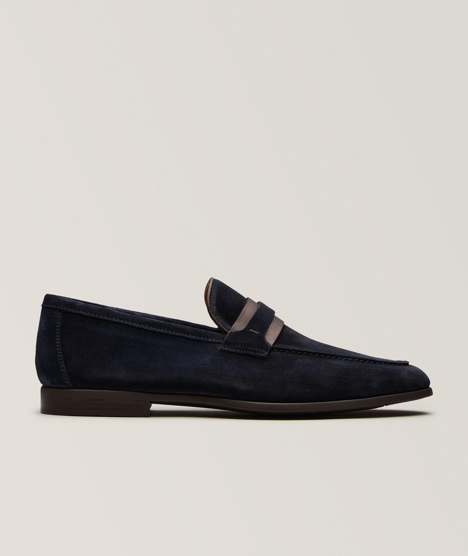 Daniel Suede & Leather Penny Loafers image 0