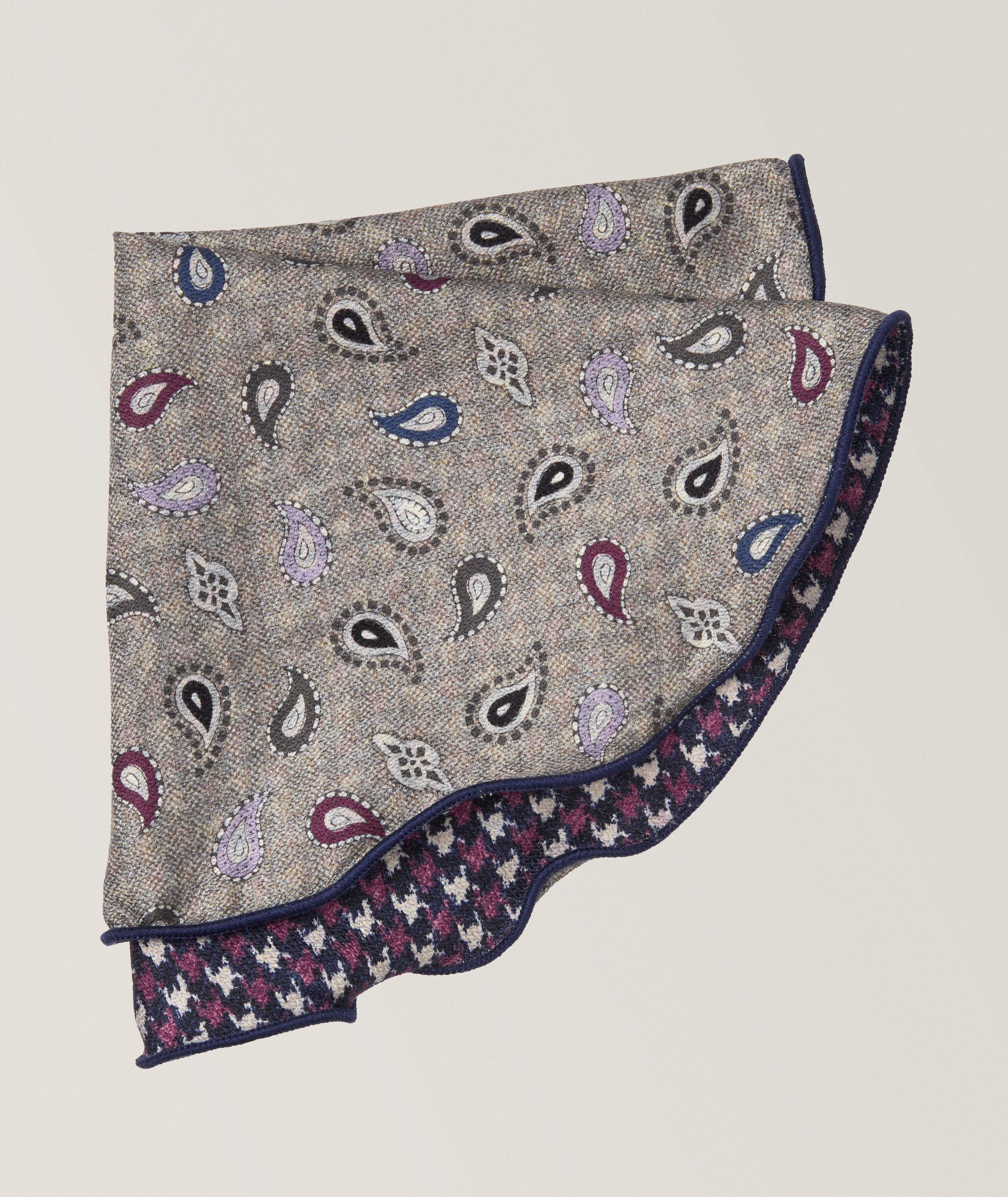A paisley pocket square