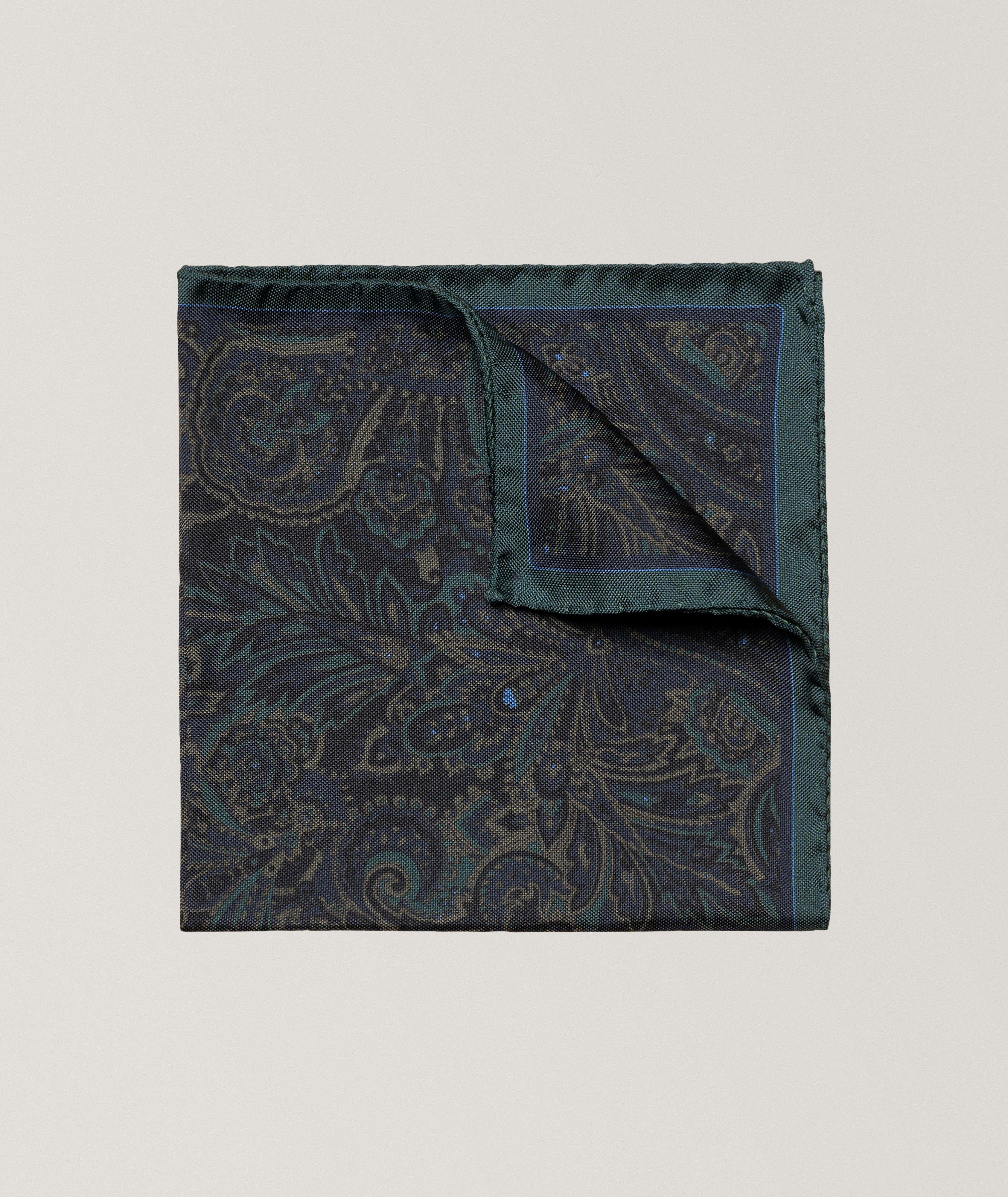 Paisley Silk Pocket Square image 0