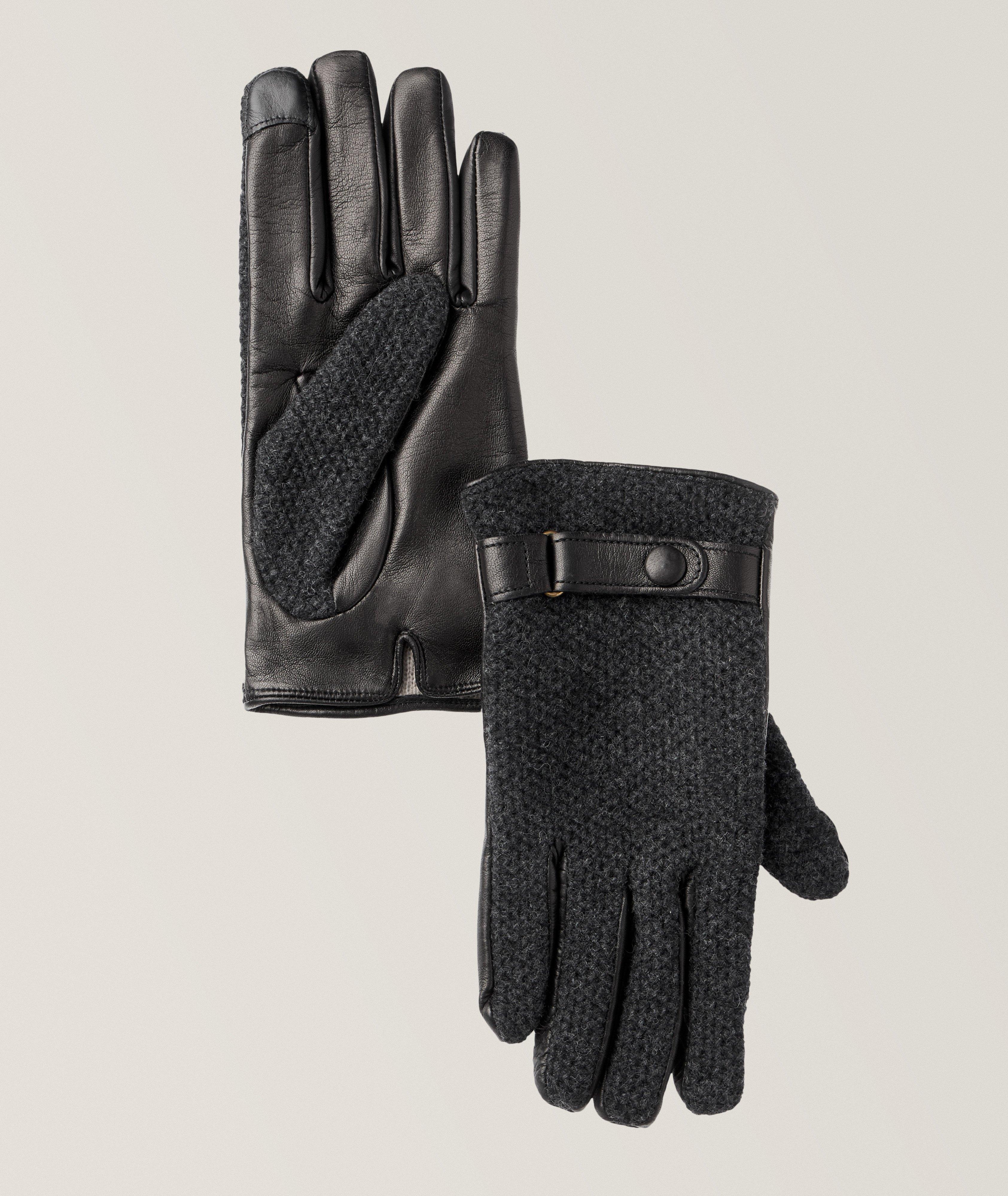 Gants en cuir et en cachemire image 0