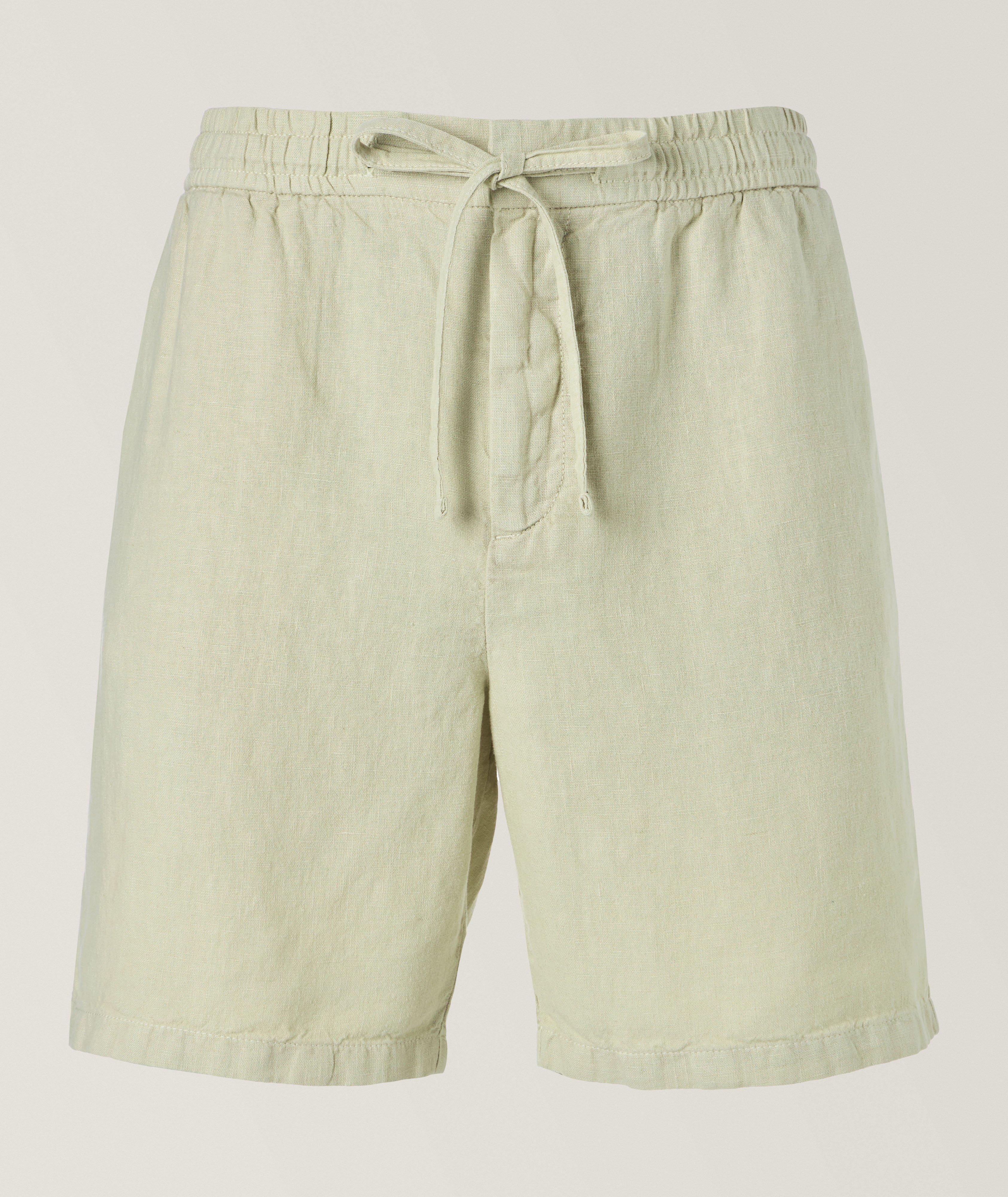 Linen-Lyocell Drawstring Shorts image 0