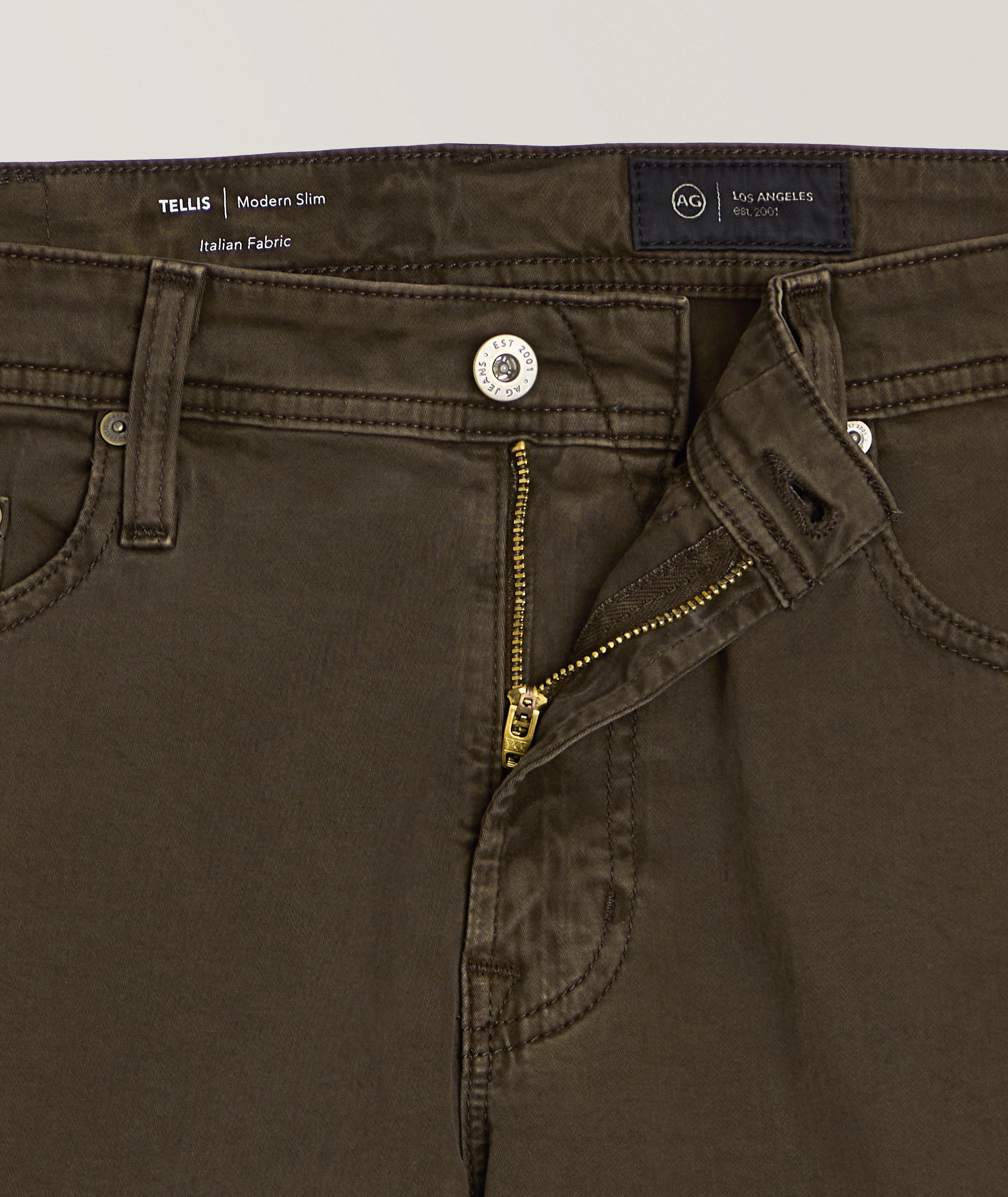 Tellis Woodland Stretch-Cotton Jeans  image 3