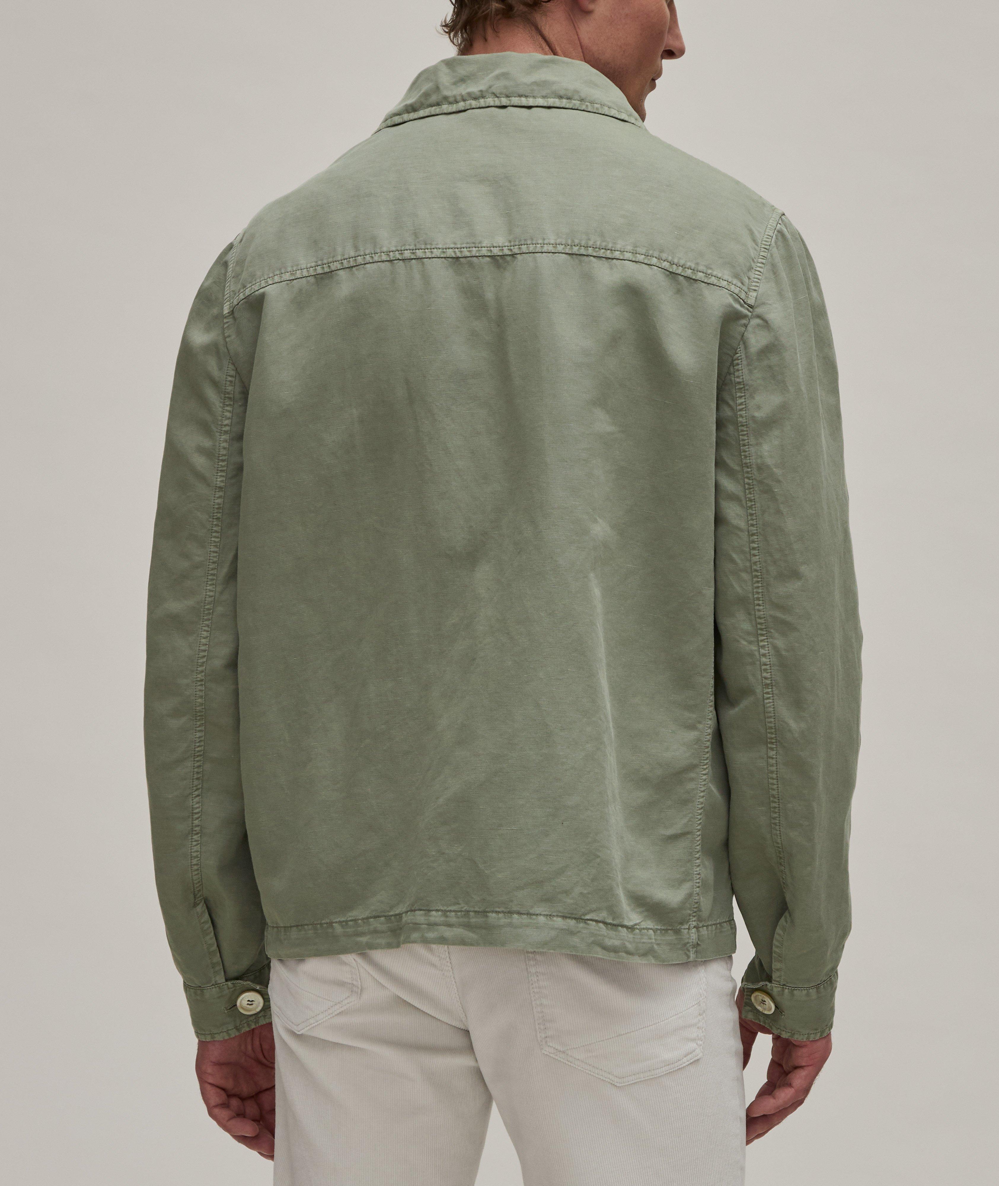 Linen-Cotton Overshirt  image 2