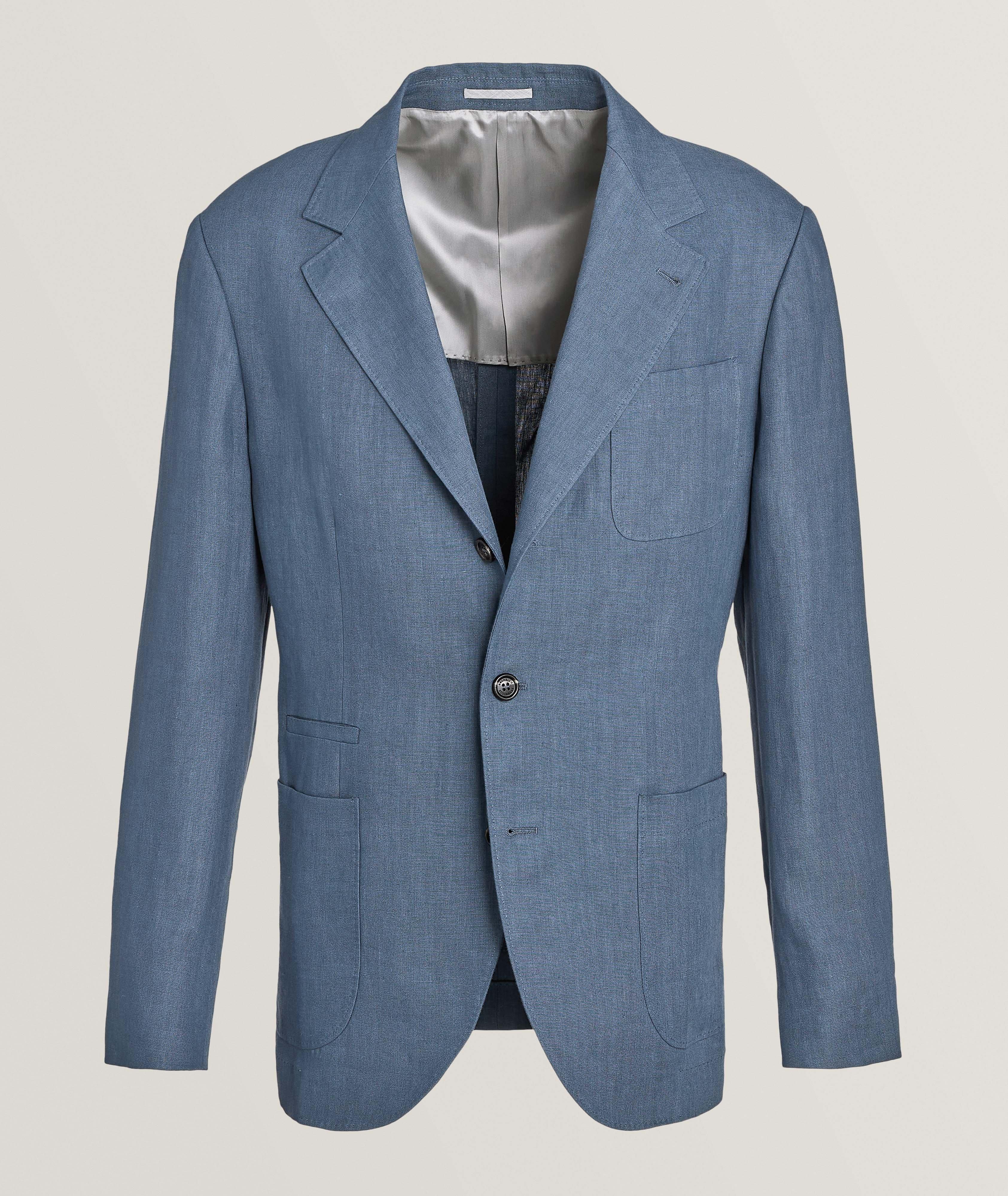 Mélange Linen Suit Jacket