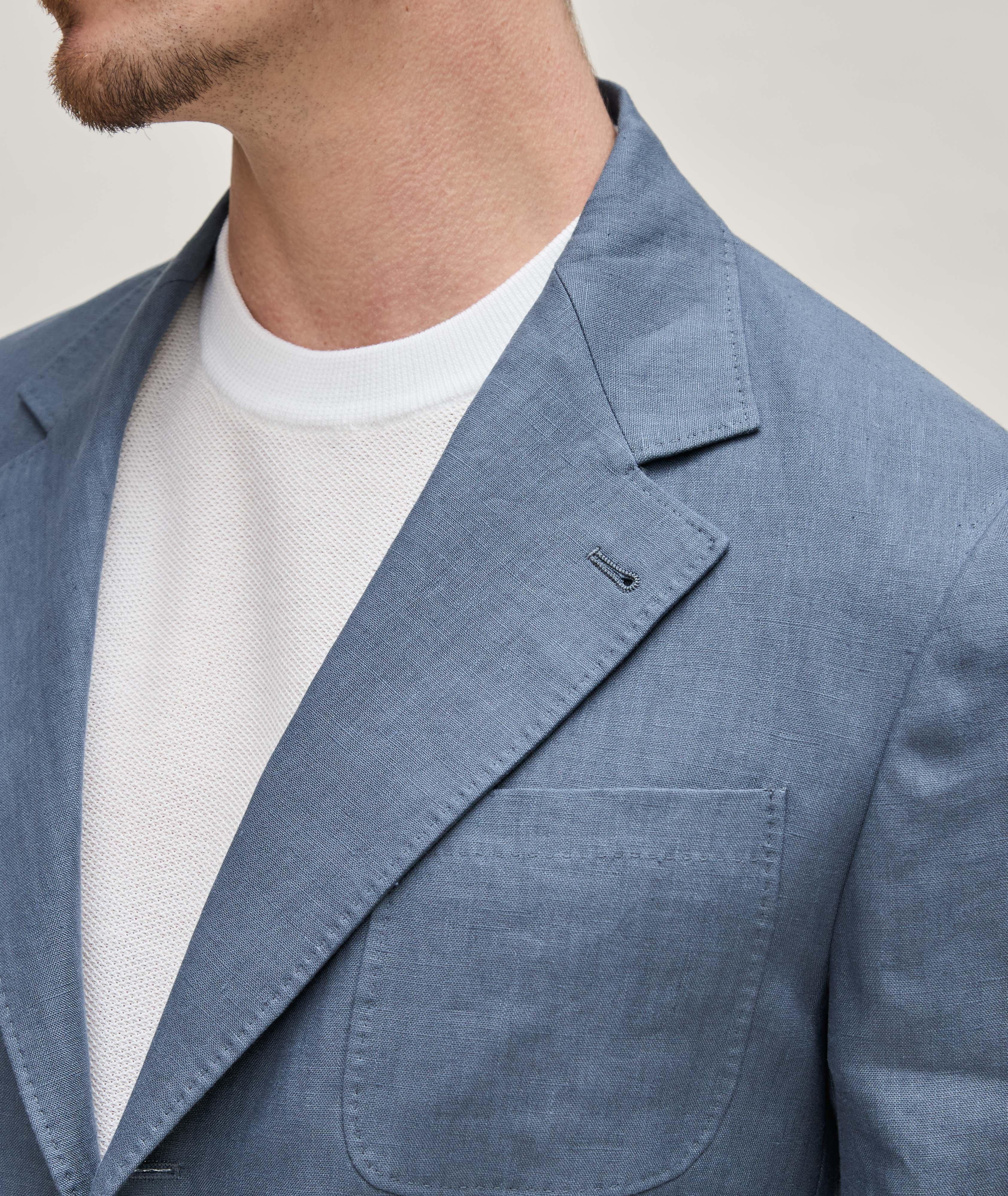 Mélange Linen Suit Jacket image 3