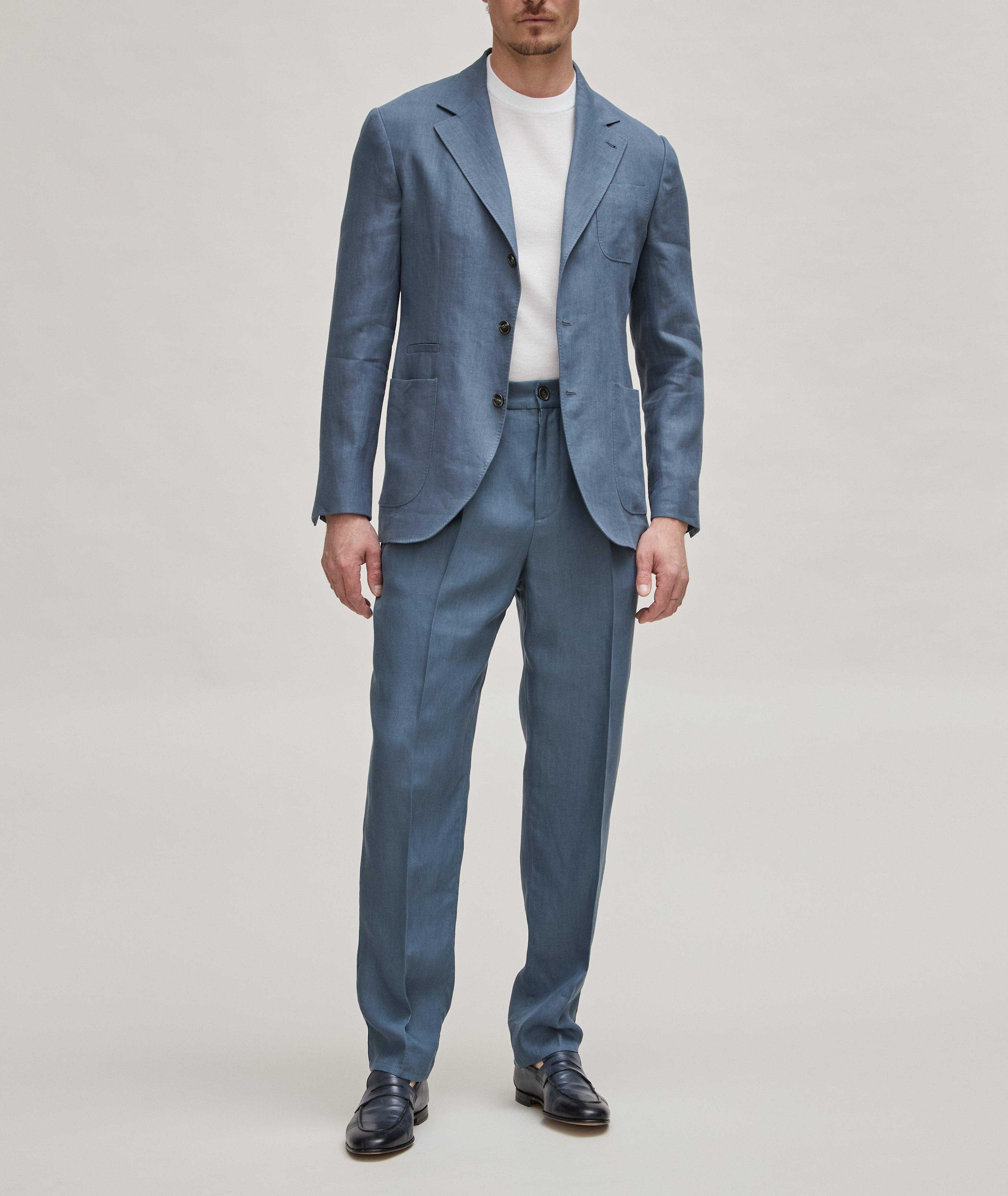 Mélange Linen Suit Jacket image 4
