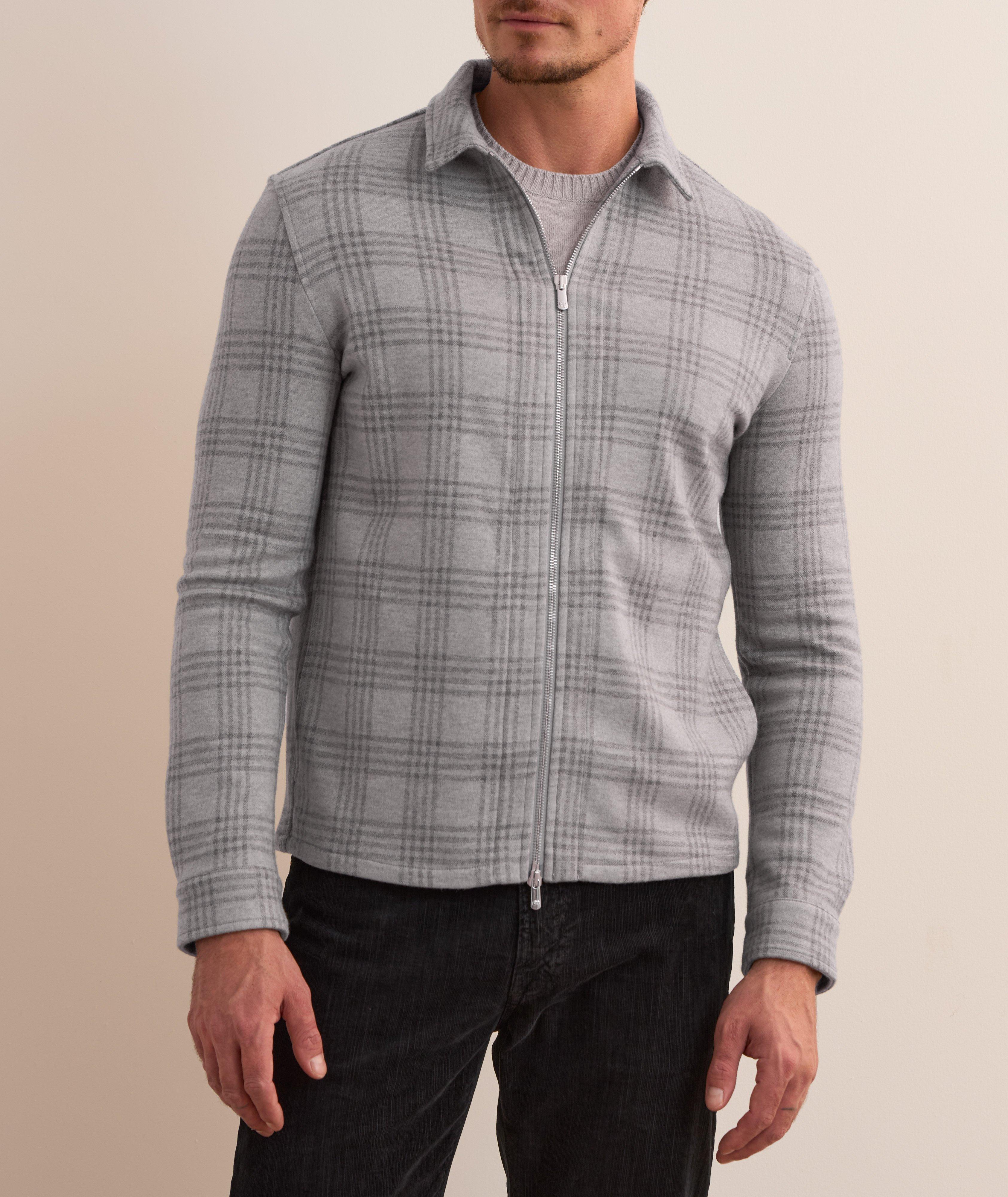 Tonal Check Cashmere Jacket  image 1