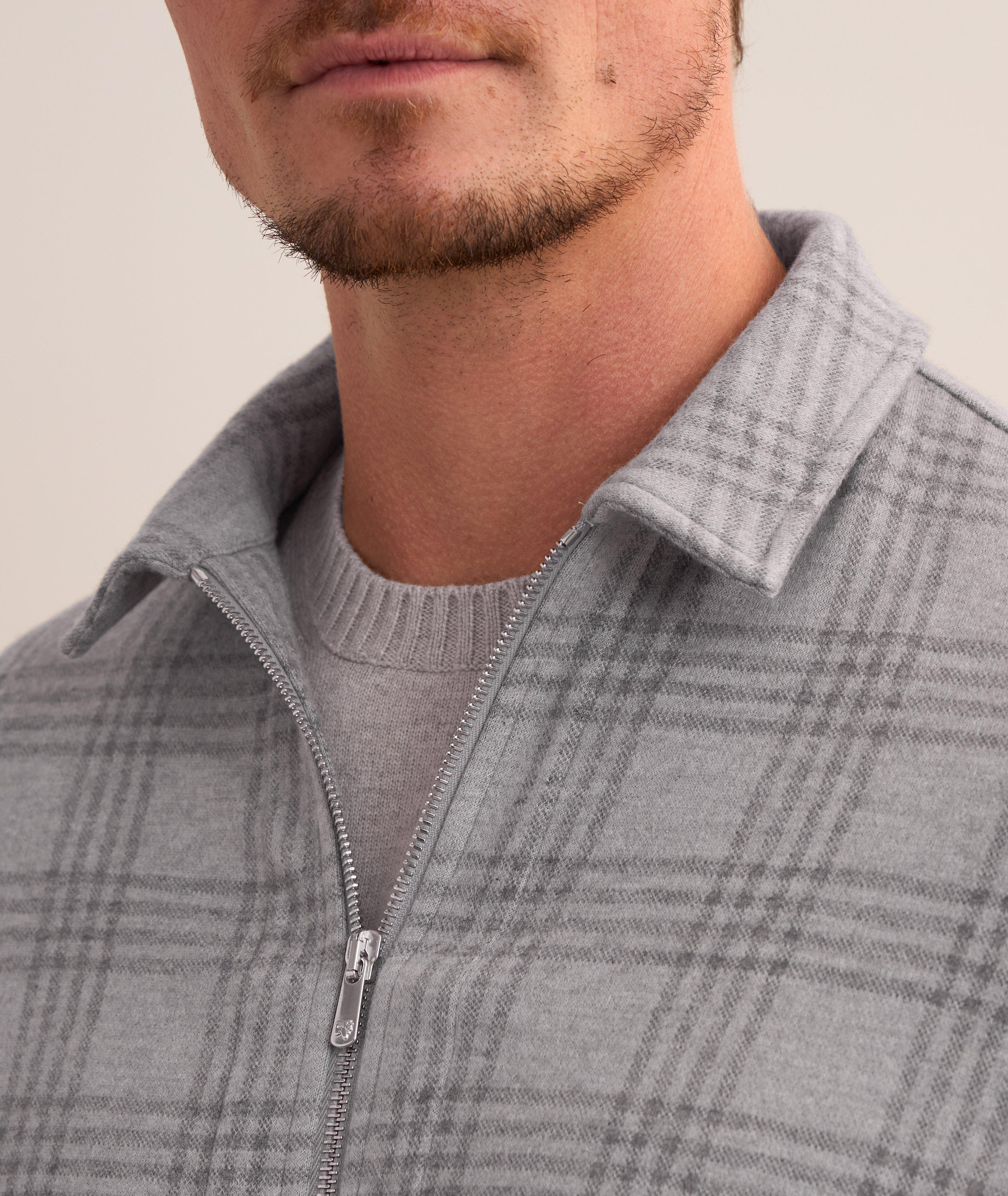 Tonal Check Cashmere Jacket  image 3