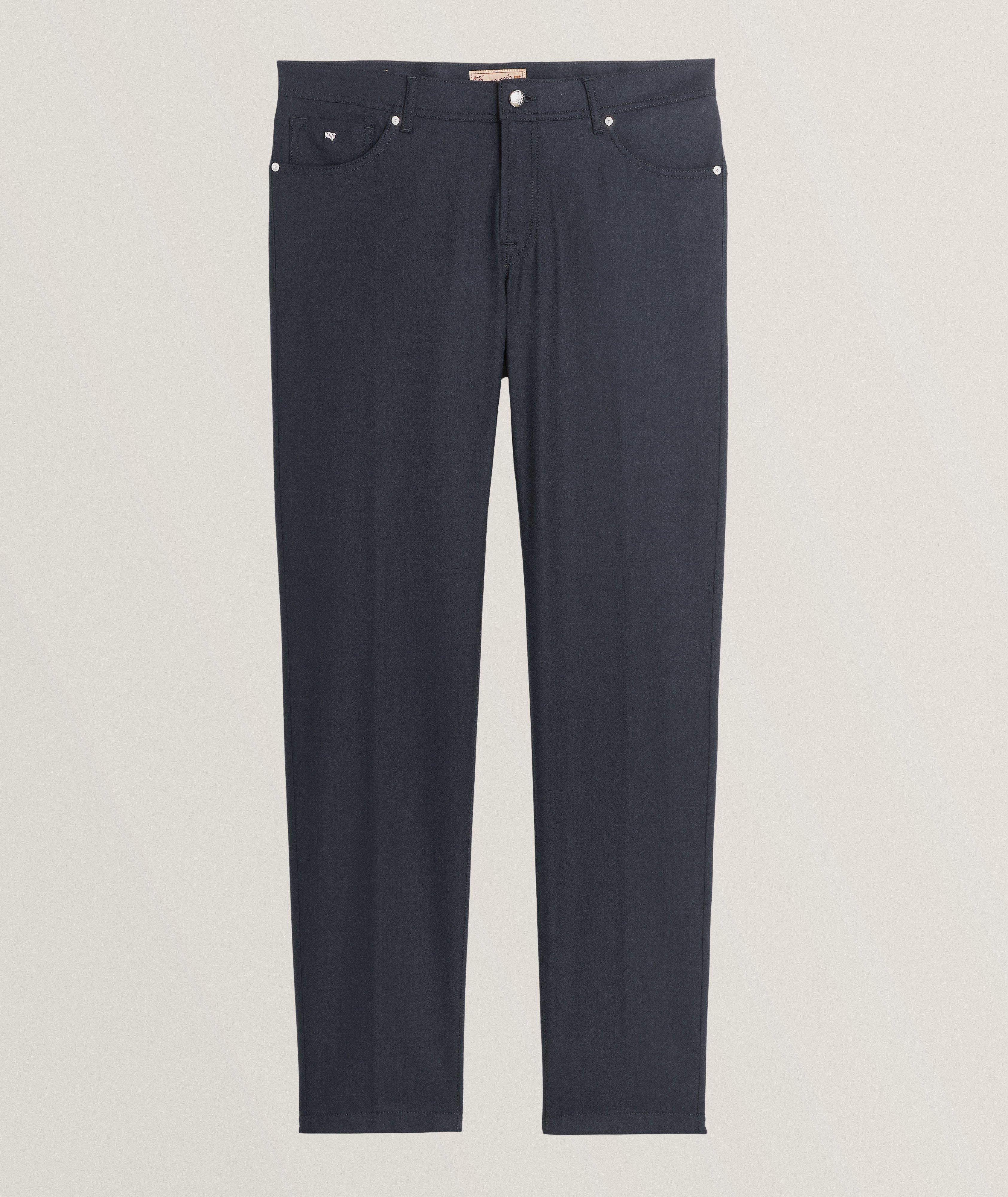 Pantalon Nerano en cachemire extensible image 0
