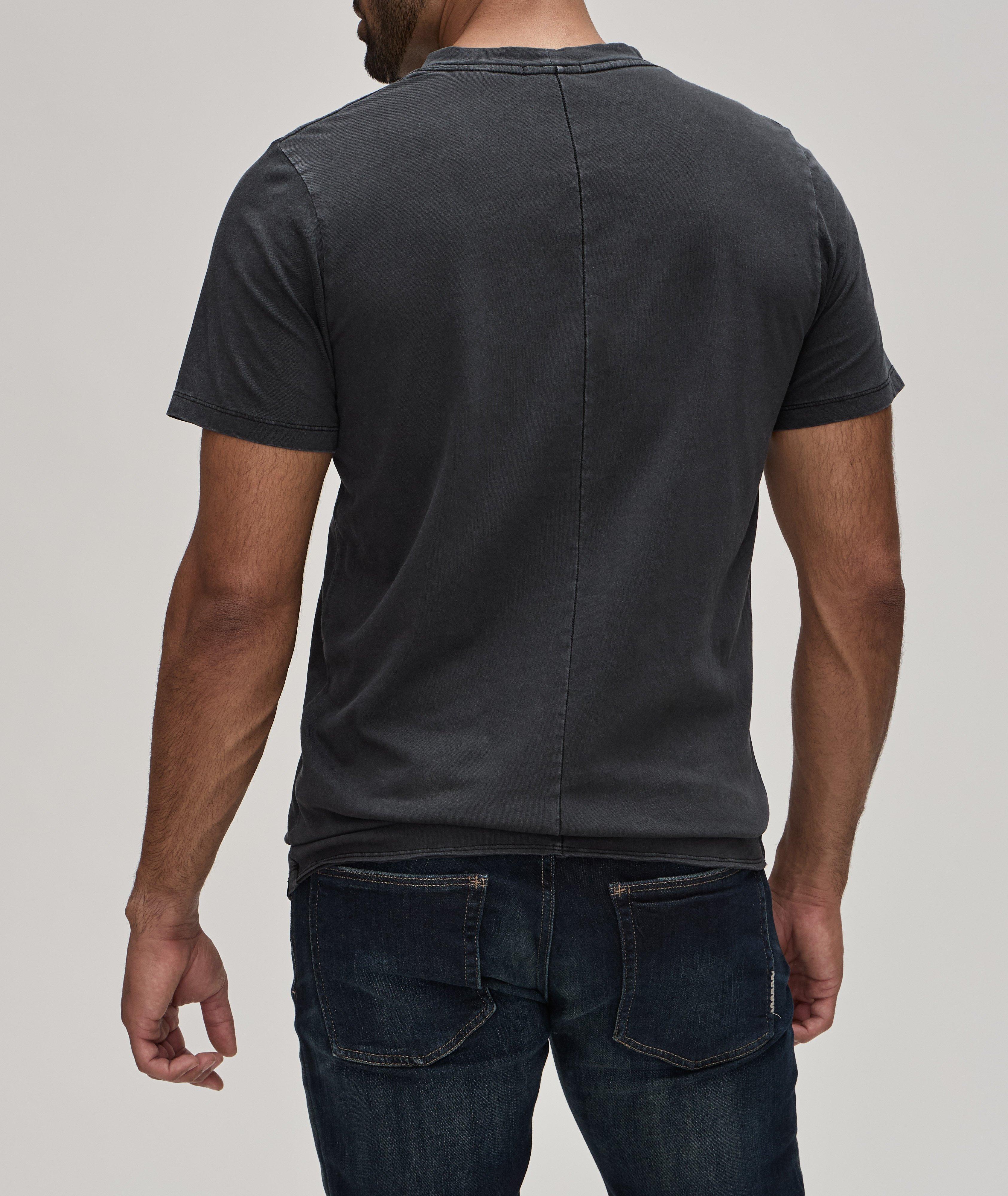 T-shirt superposé en coton et en lin image 2