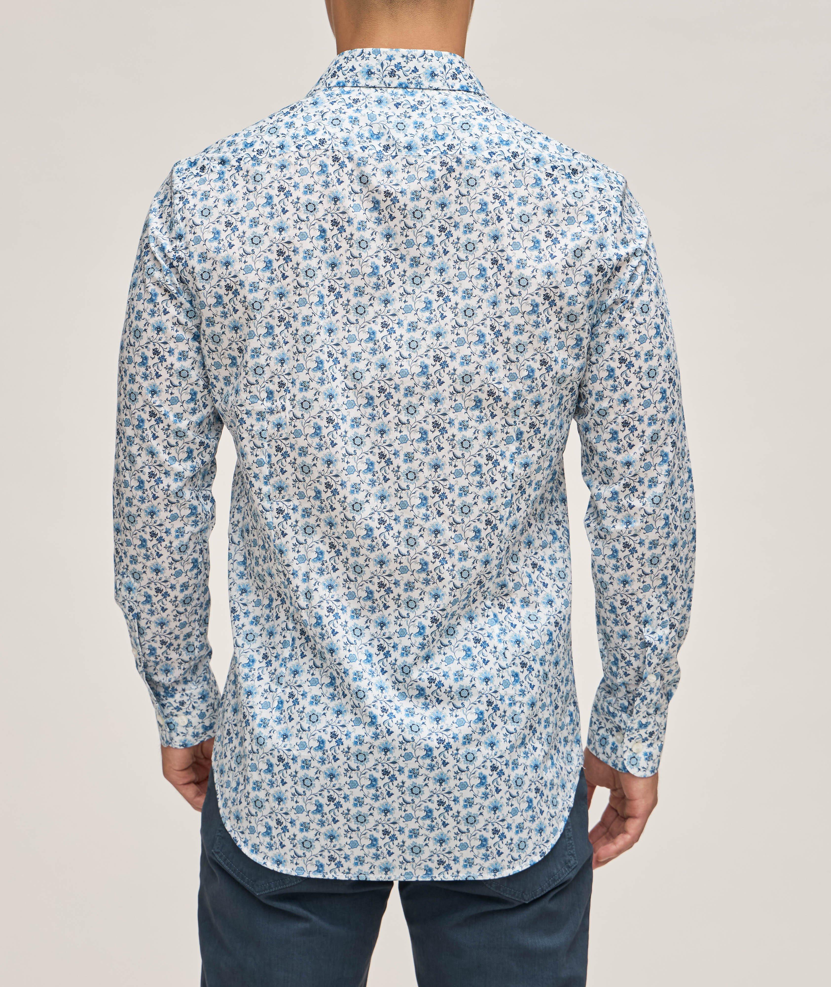 Chemise décontractée en coton à motif floral image 2