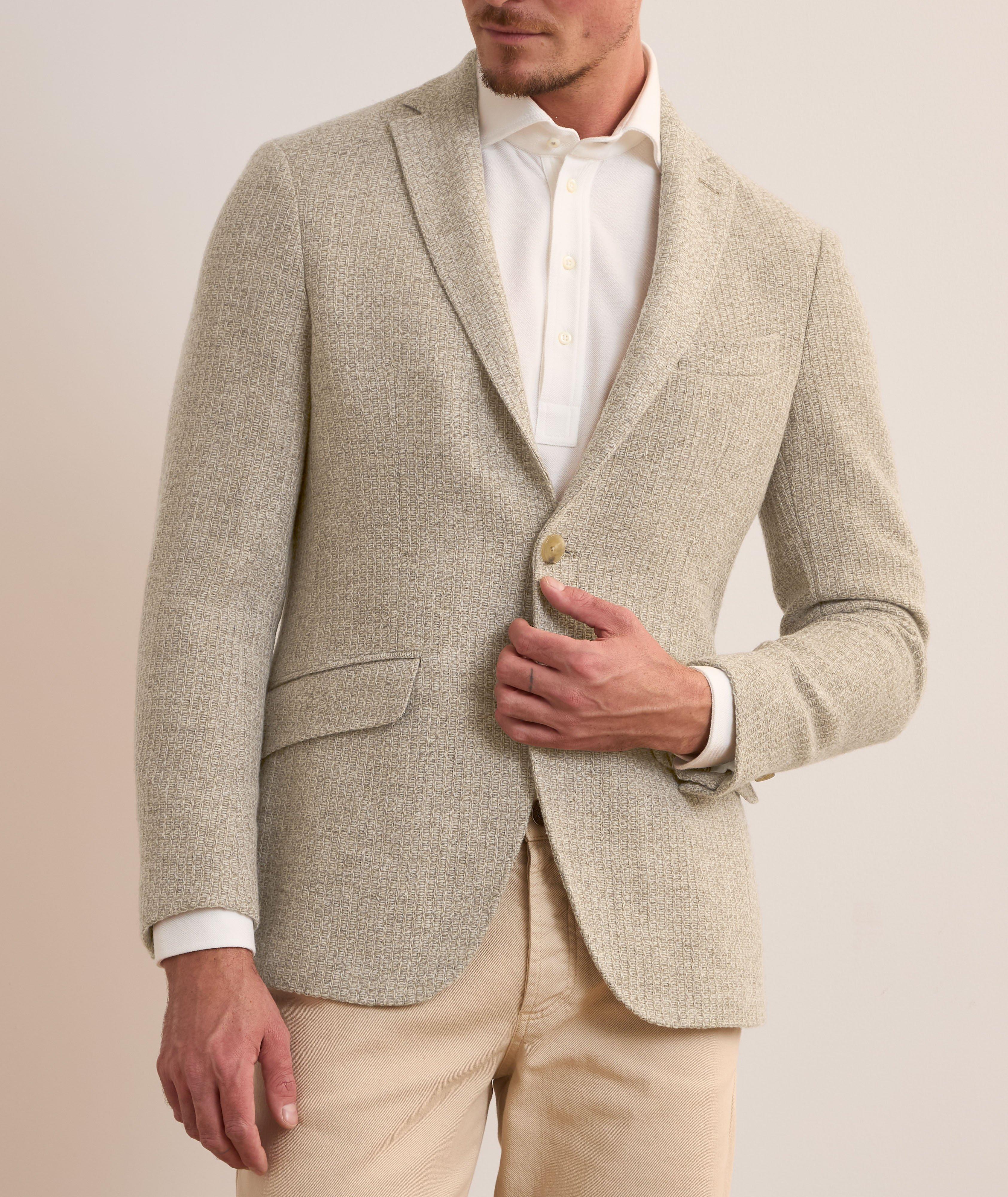 Mélange Sport Jacket with Paisley Interior  image 1