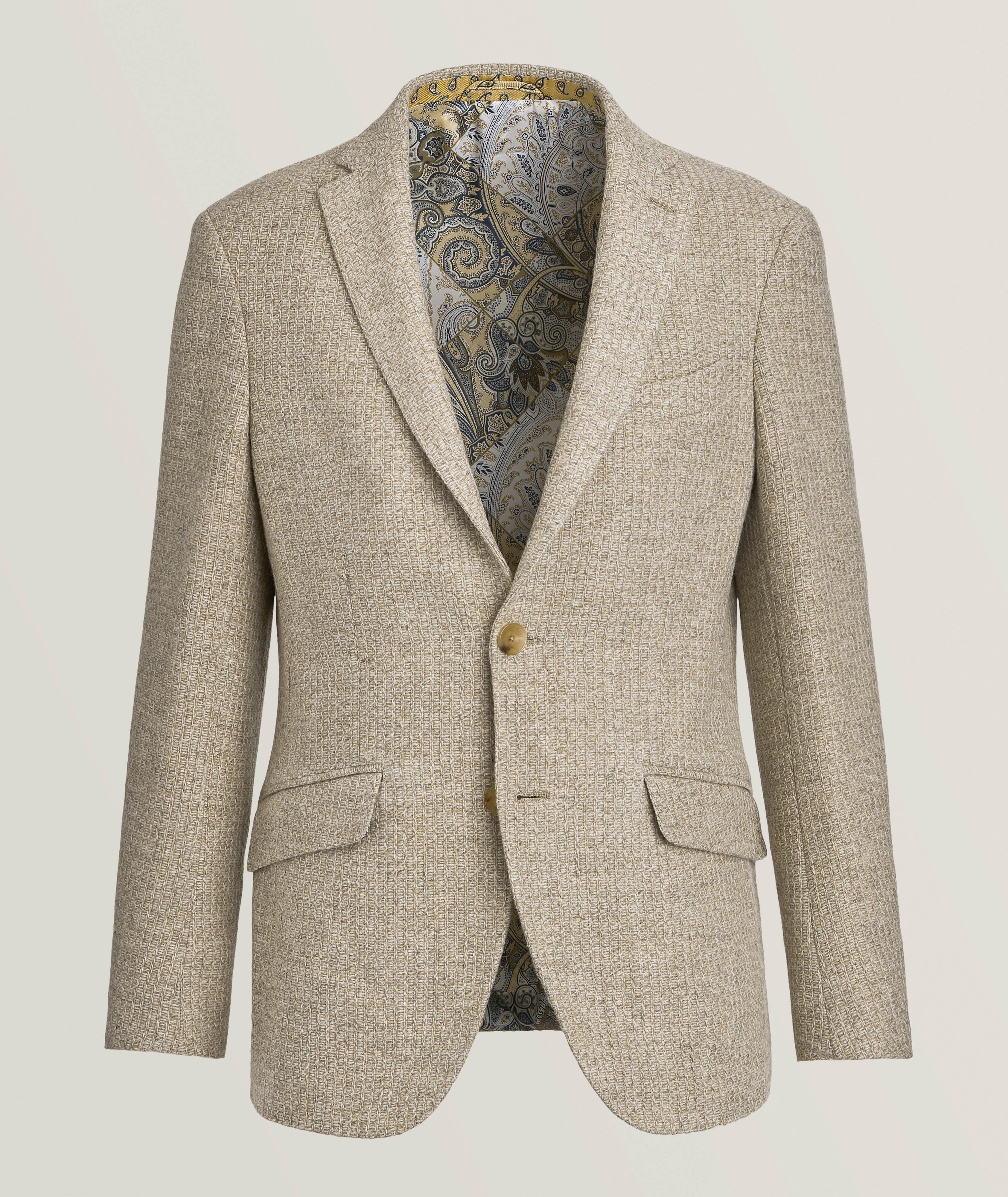 Mélange Sport Jacket with Paisley Interior  image 0