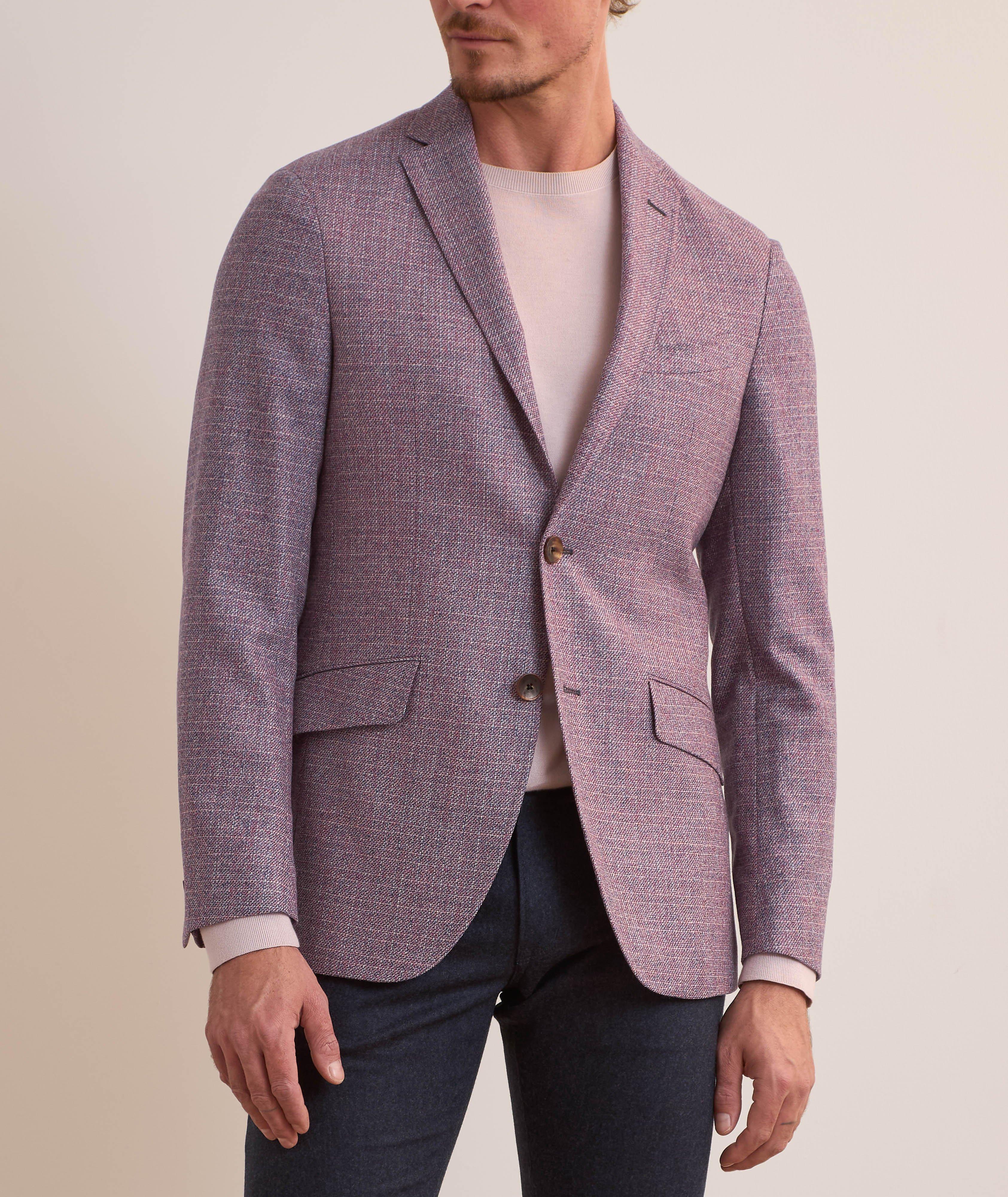 Mélange Sport Jacket with Floral Interior  image 1