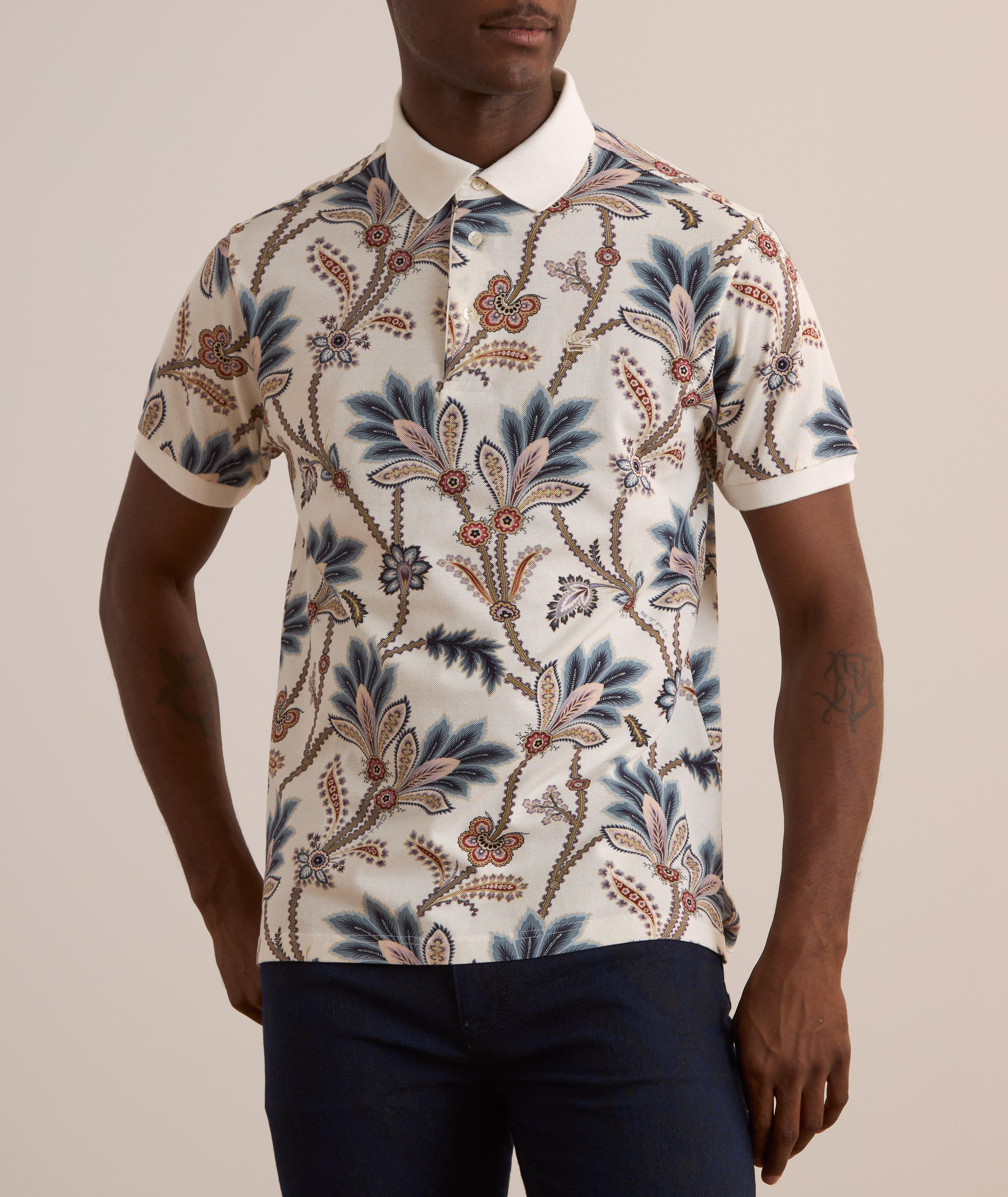 Floral  Cotton Polo image 1