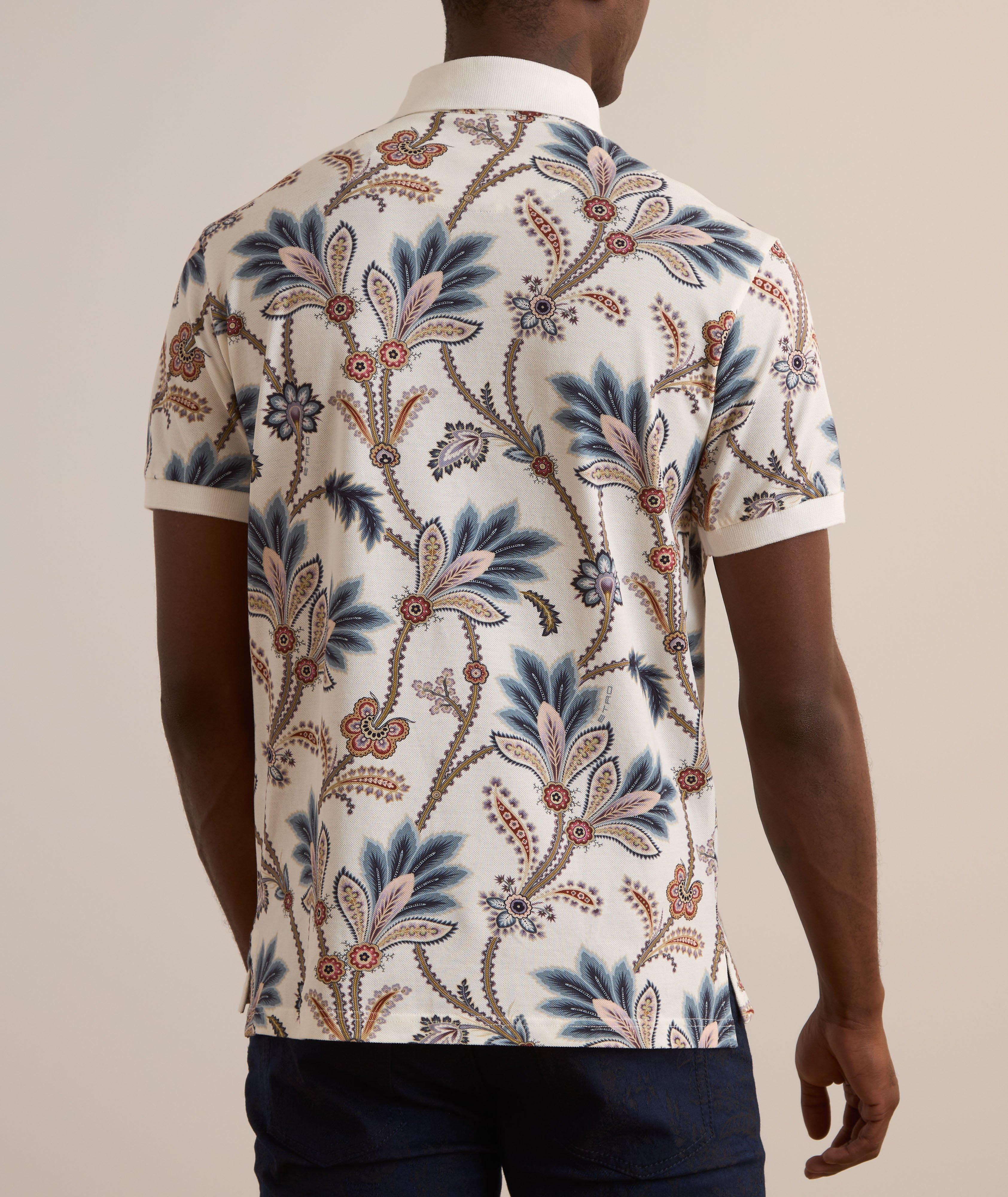 Floral  Cotton Polo image 2