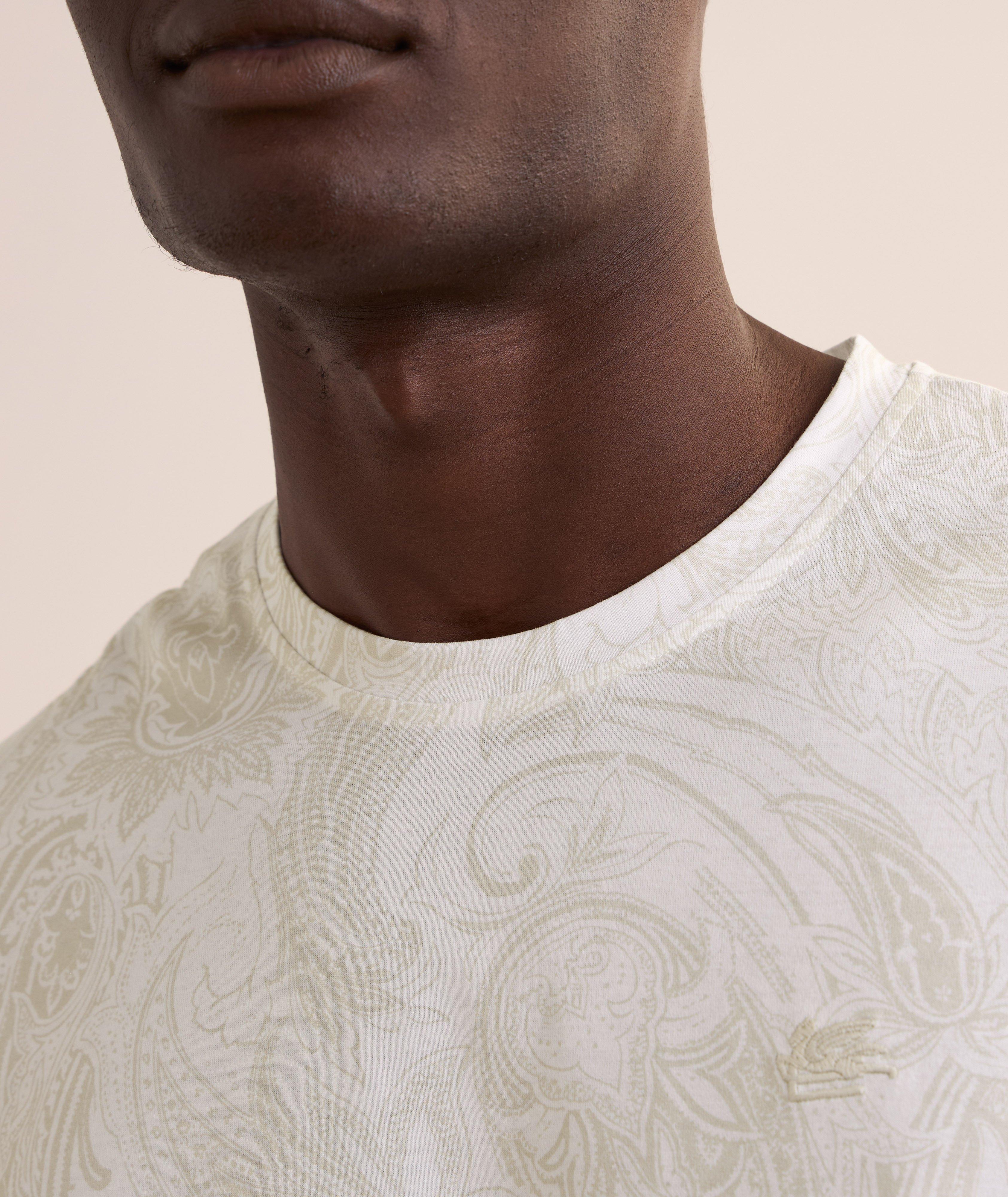 Paisley Cotton T-Shirt image 3