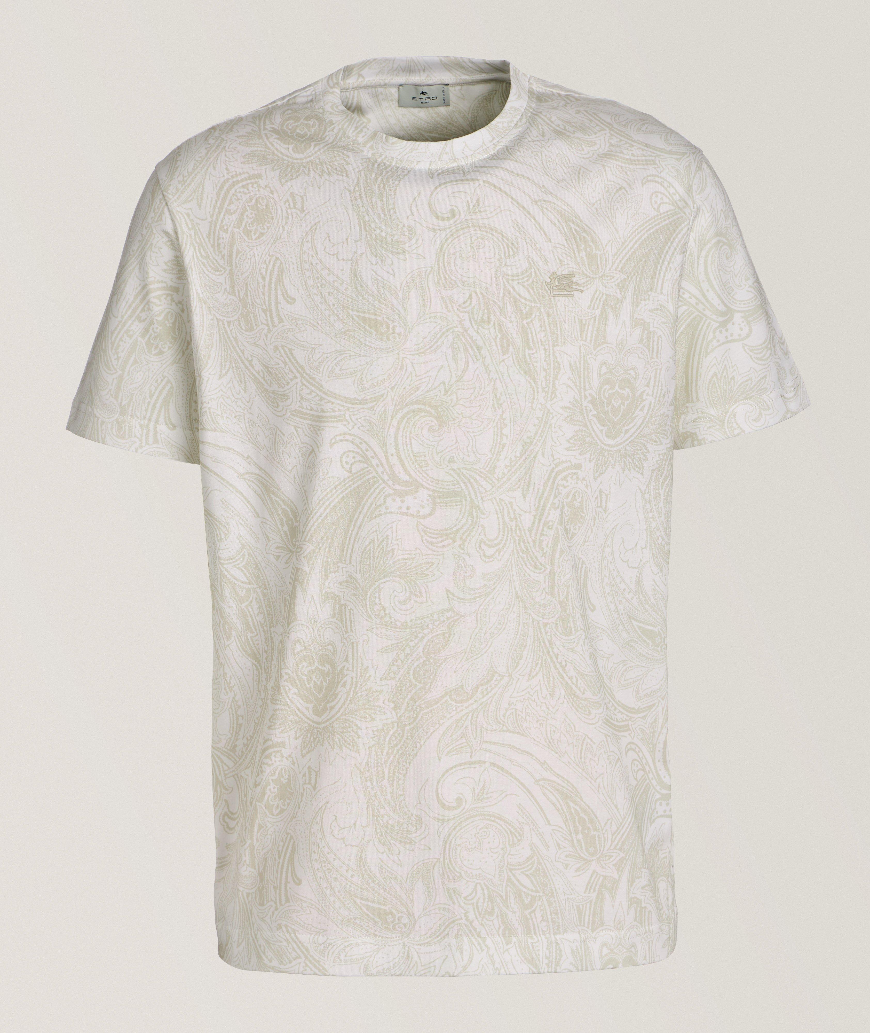 Paisley Cotton T-Shirt image 0