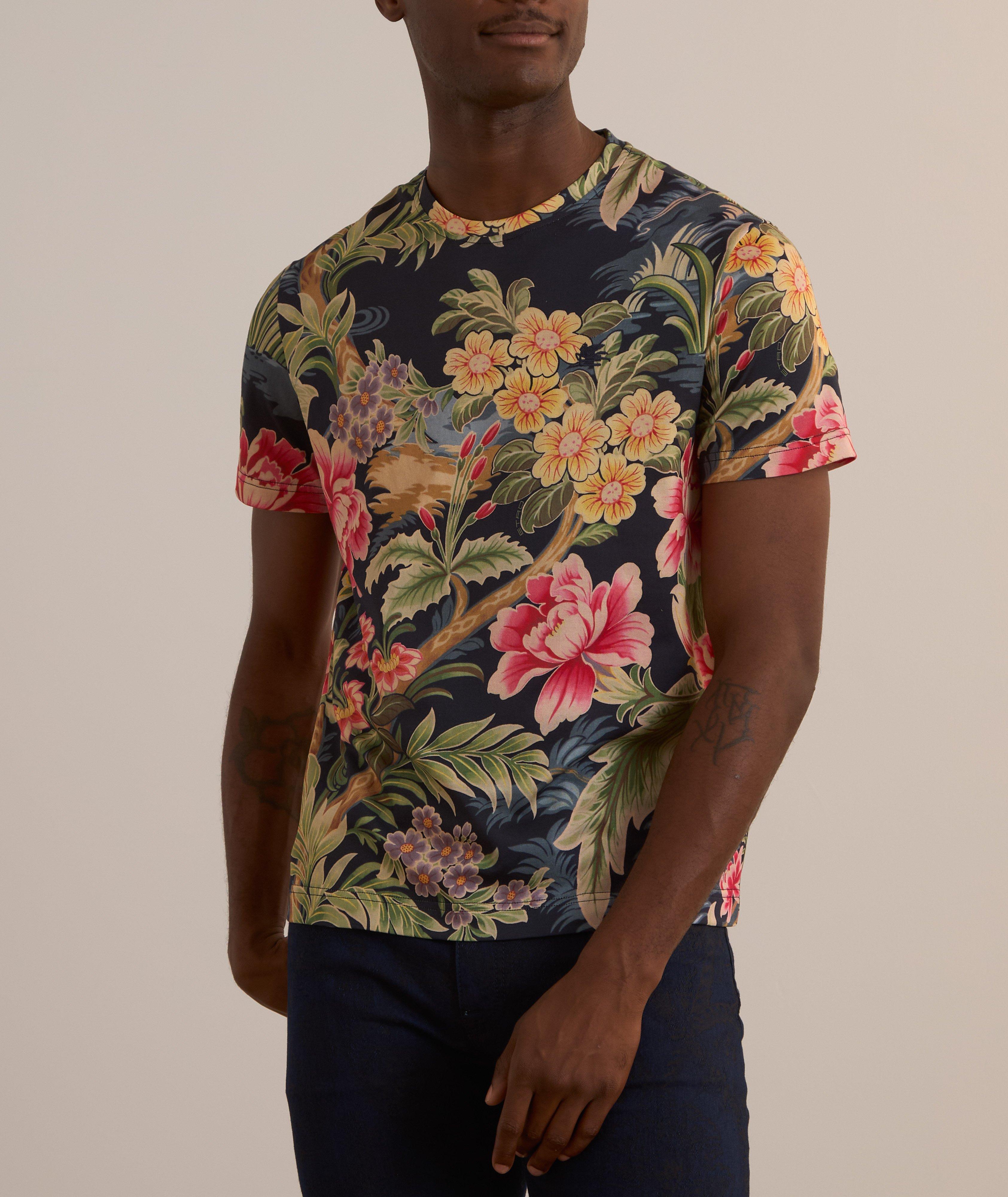 Floral Cotton T-Shirt image 1