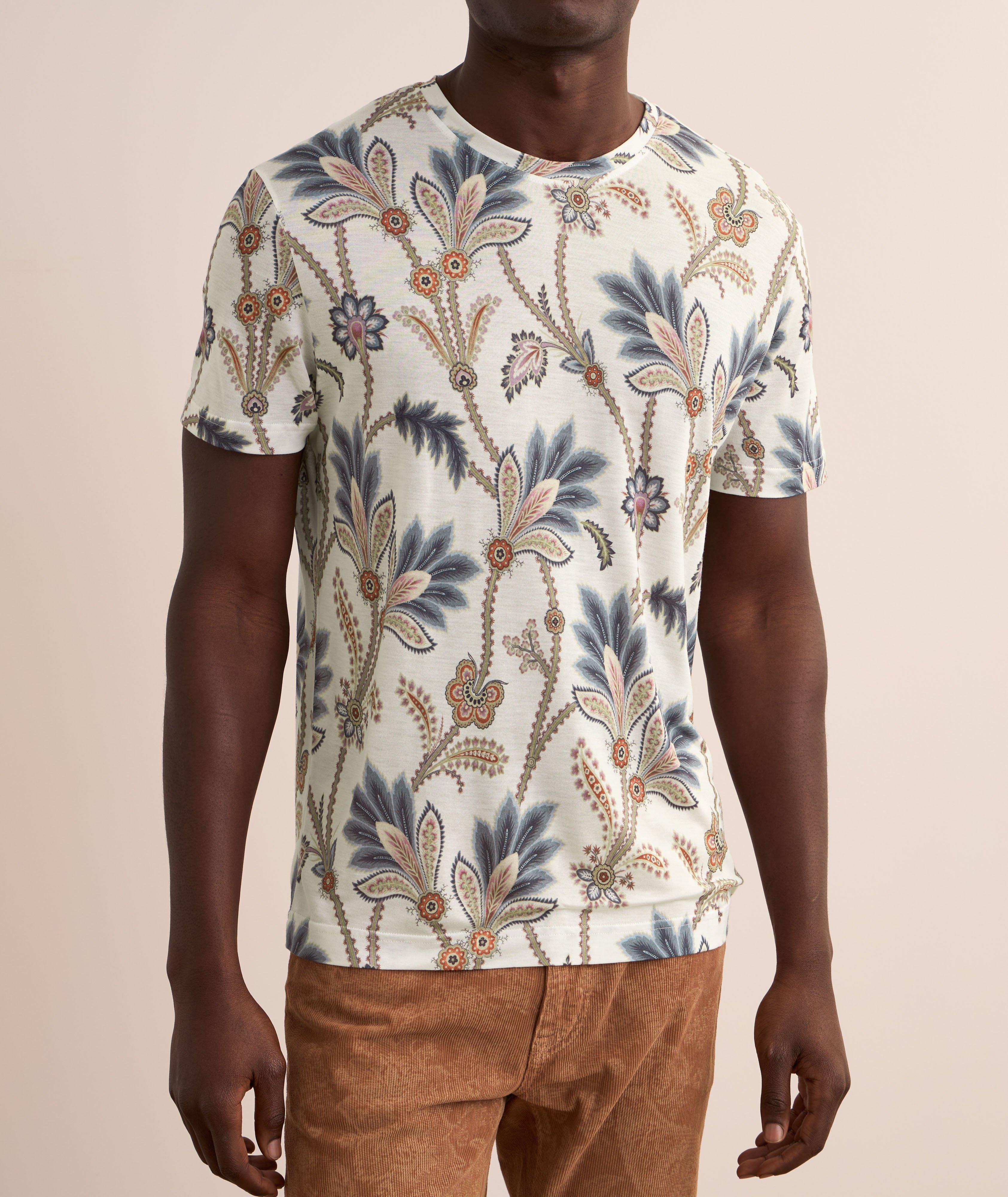 Floral Lyocell T-Shirt image 1