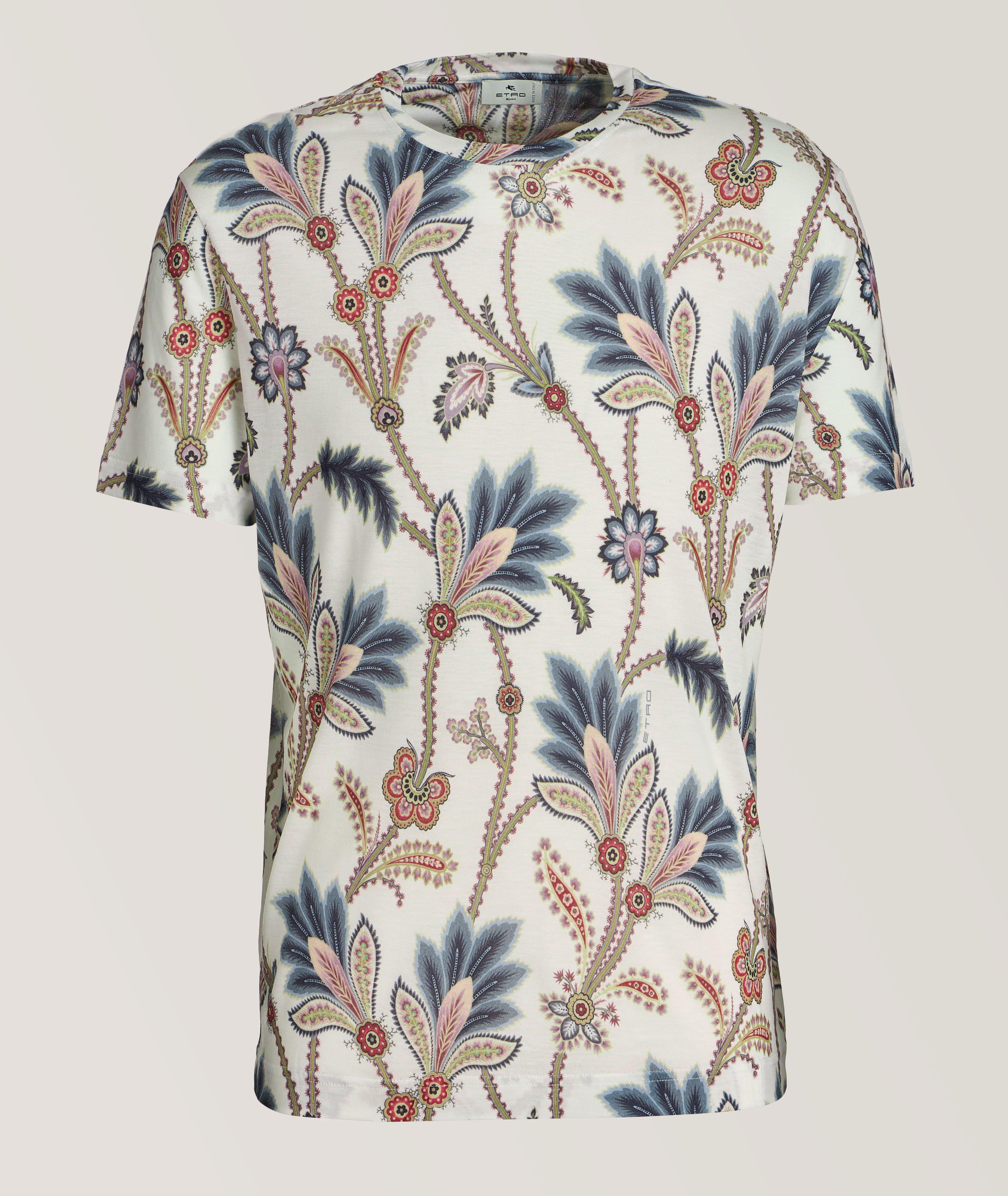 Floral Lyocell T-Shirt image 0