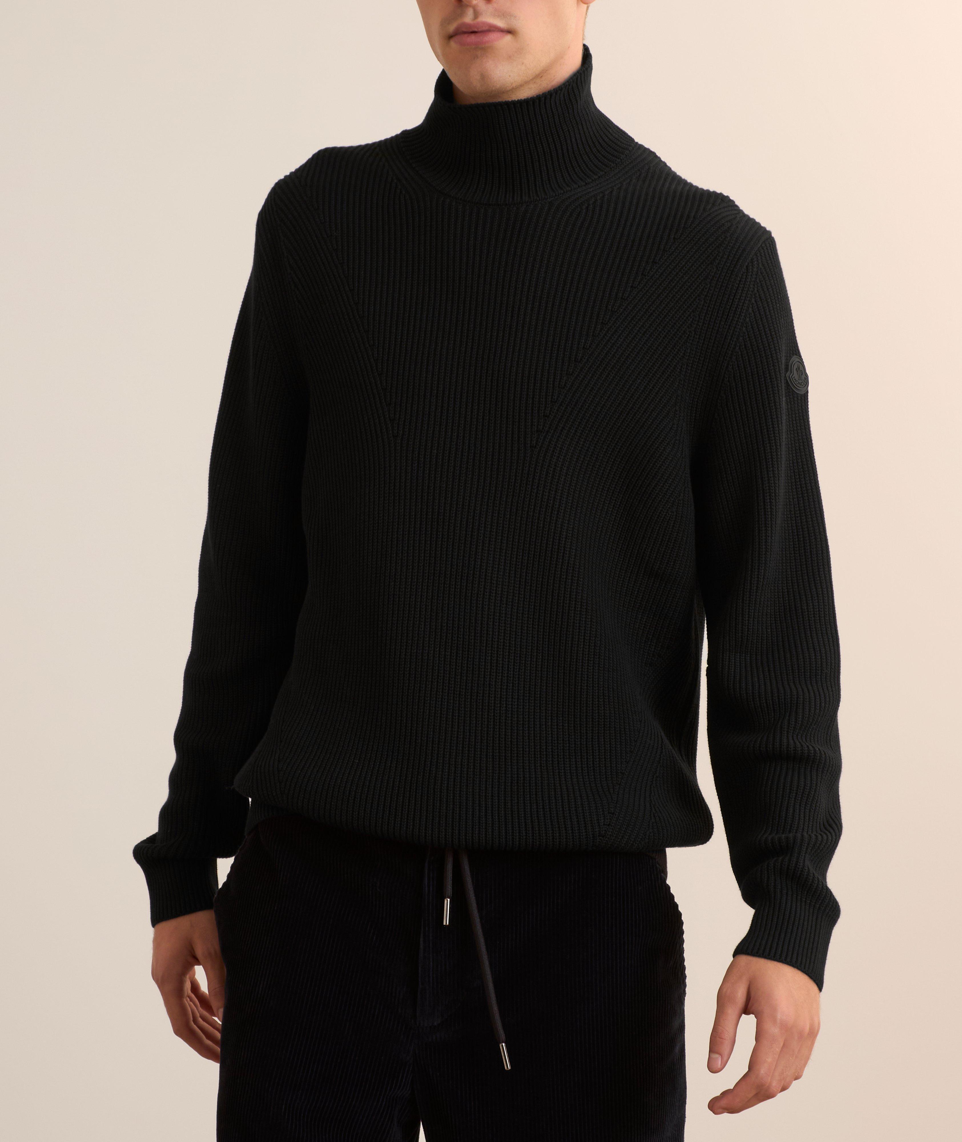 Thick Knit Cotton Turtleneck  image 1