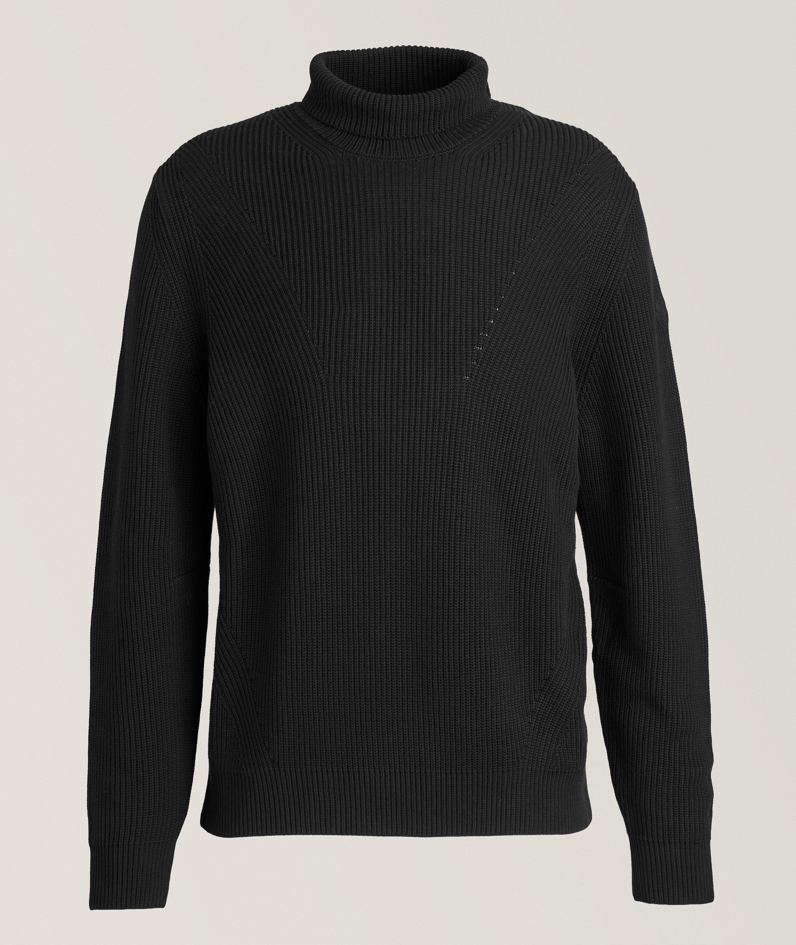 Thick Knit Cotton Turtleneck  image 0