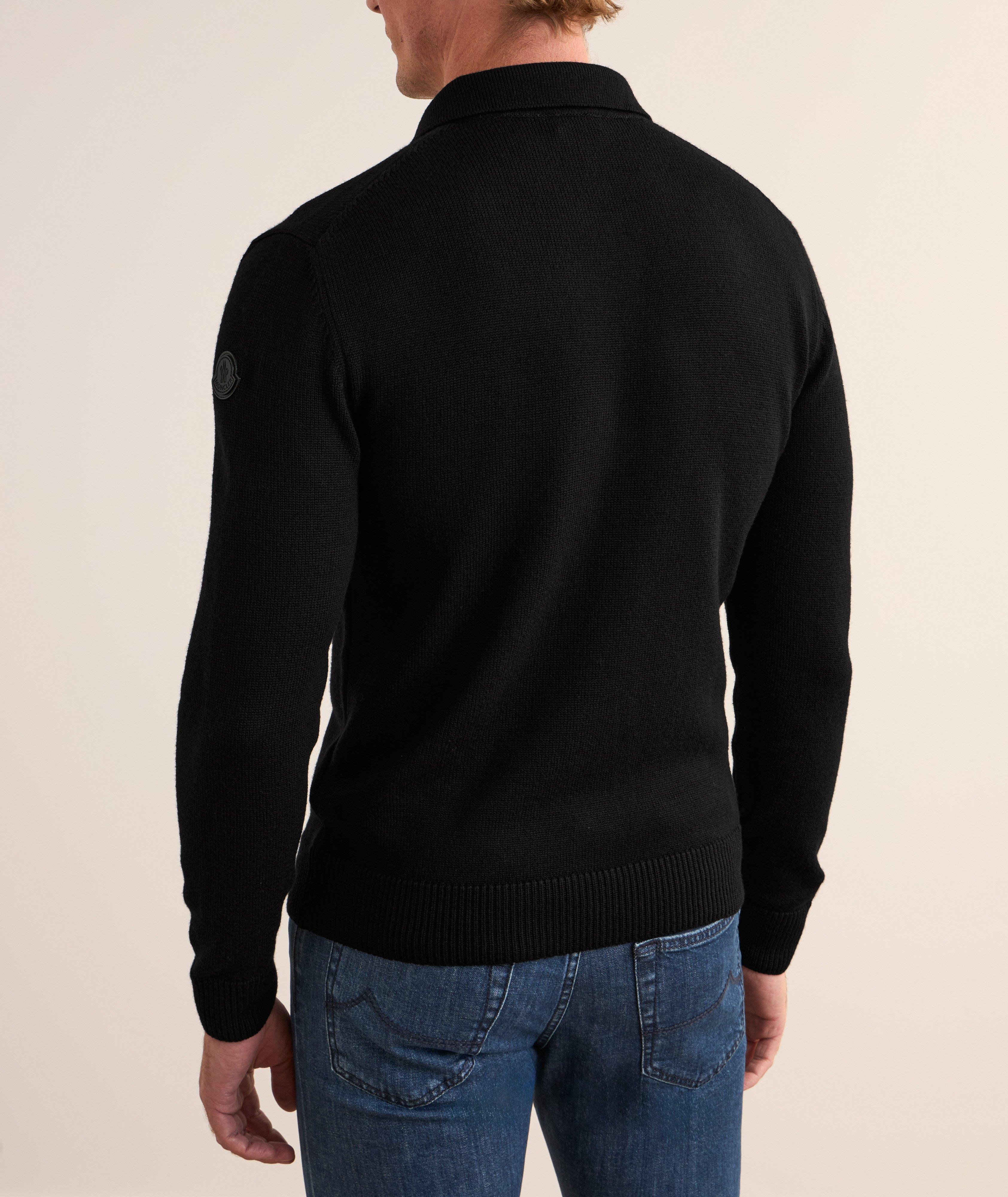 Virgin Wool Quarter-Zip Sweater  image 2