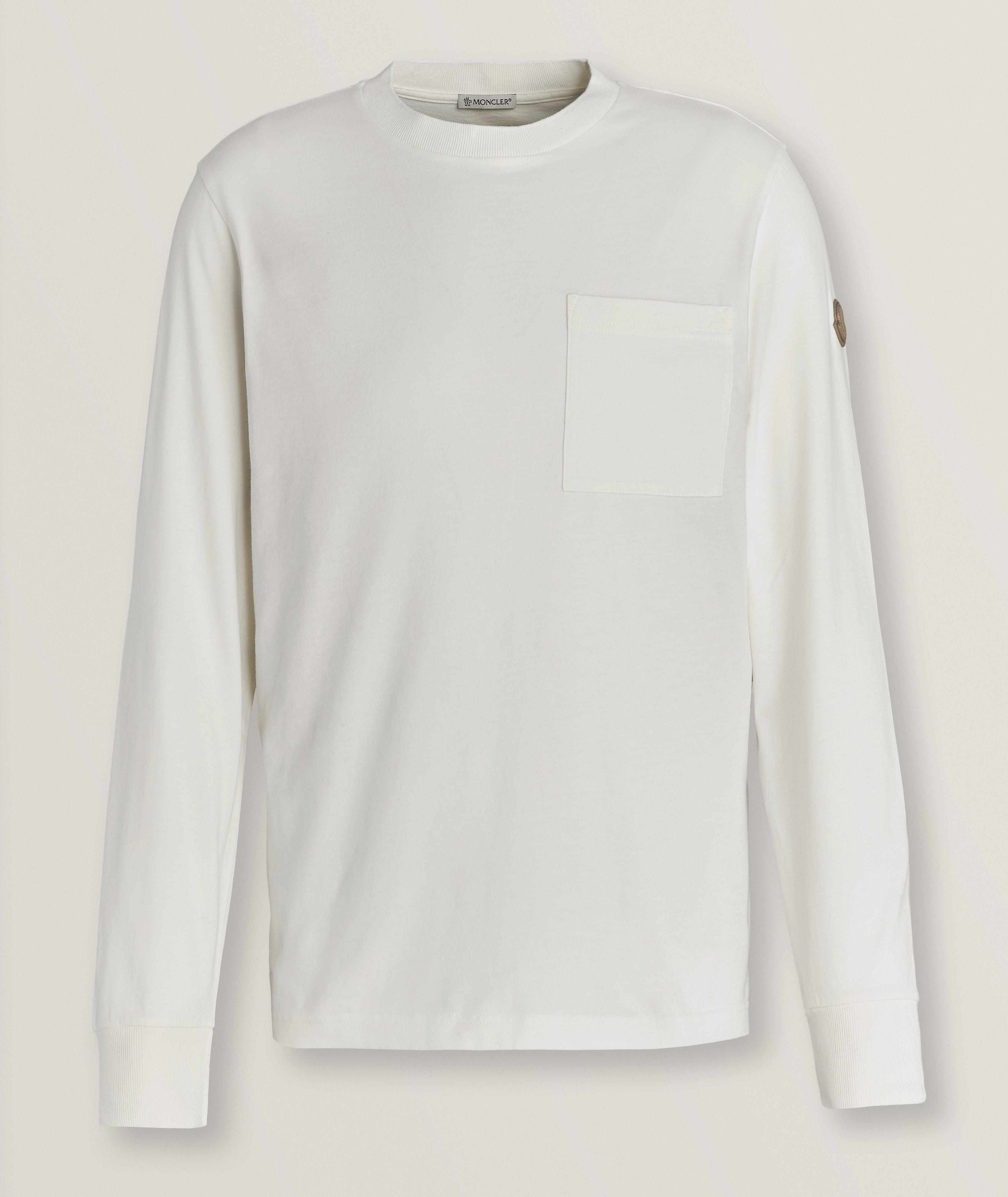 Cotton Long-Sleeve Pocket T-Shirt image 0