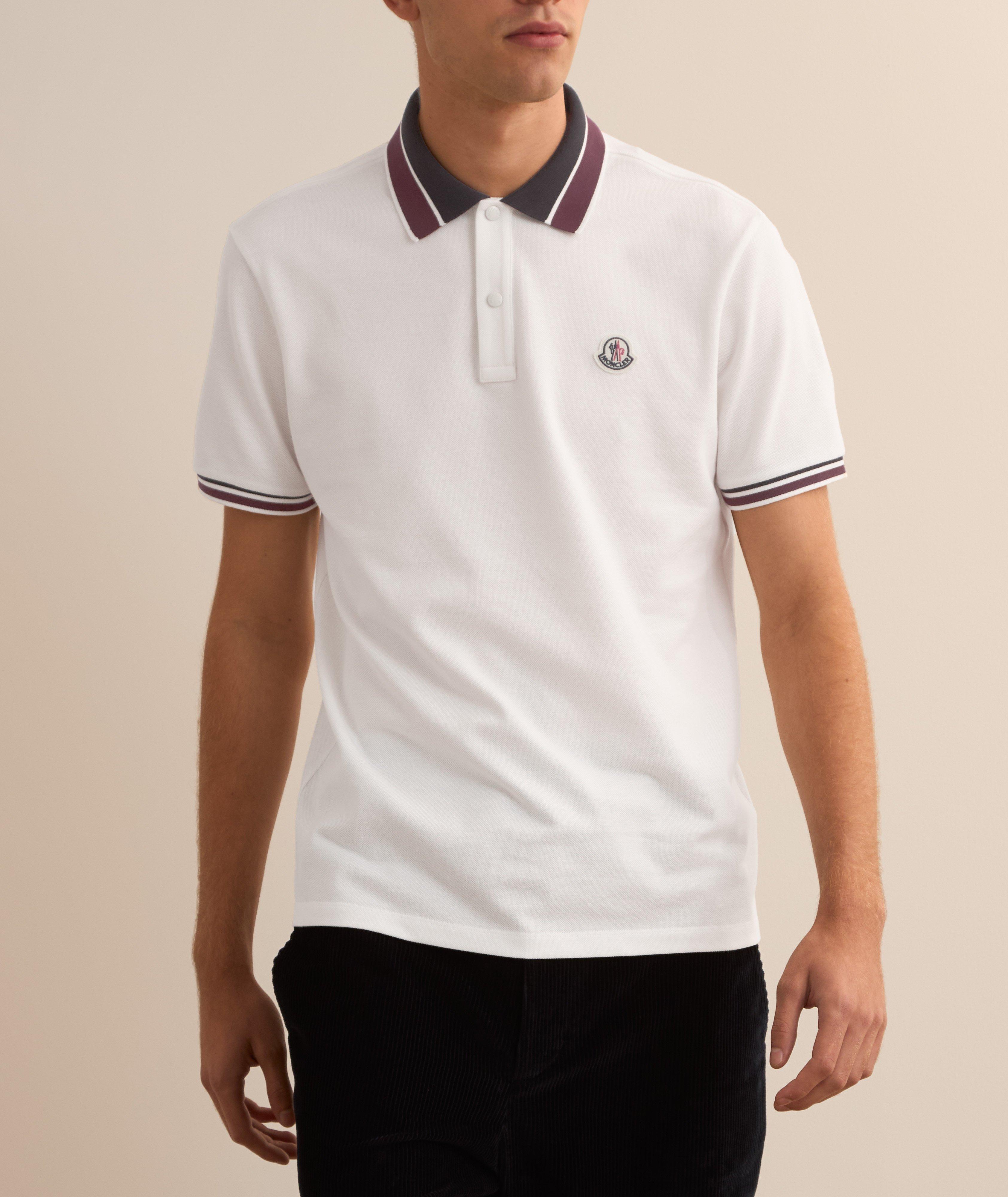 Stripe Detailed Cotton Polo  image 1