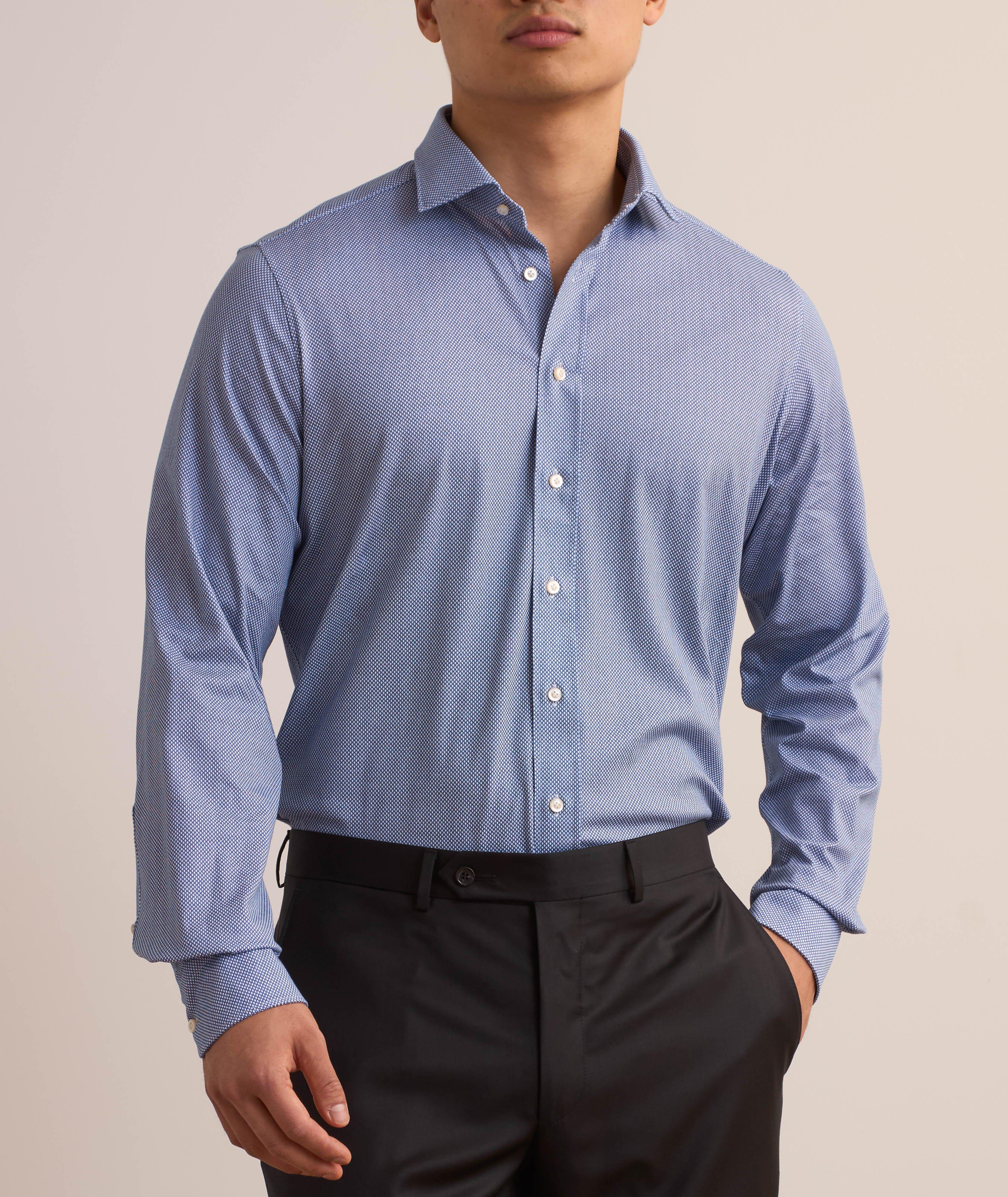 Byron 4-Flex Birdseye Dress Shirt image 1