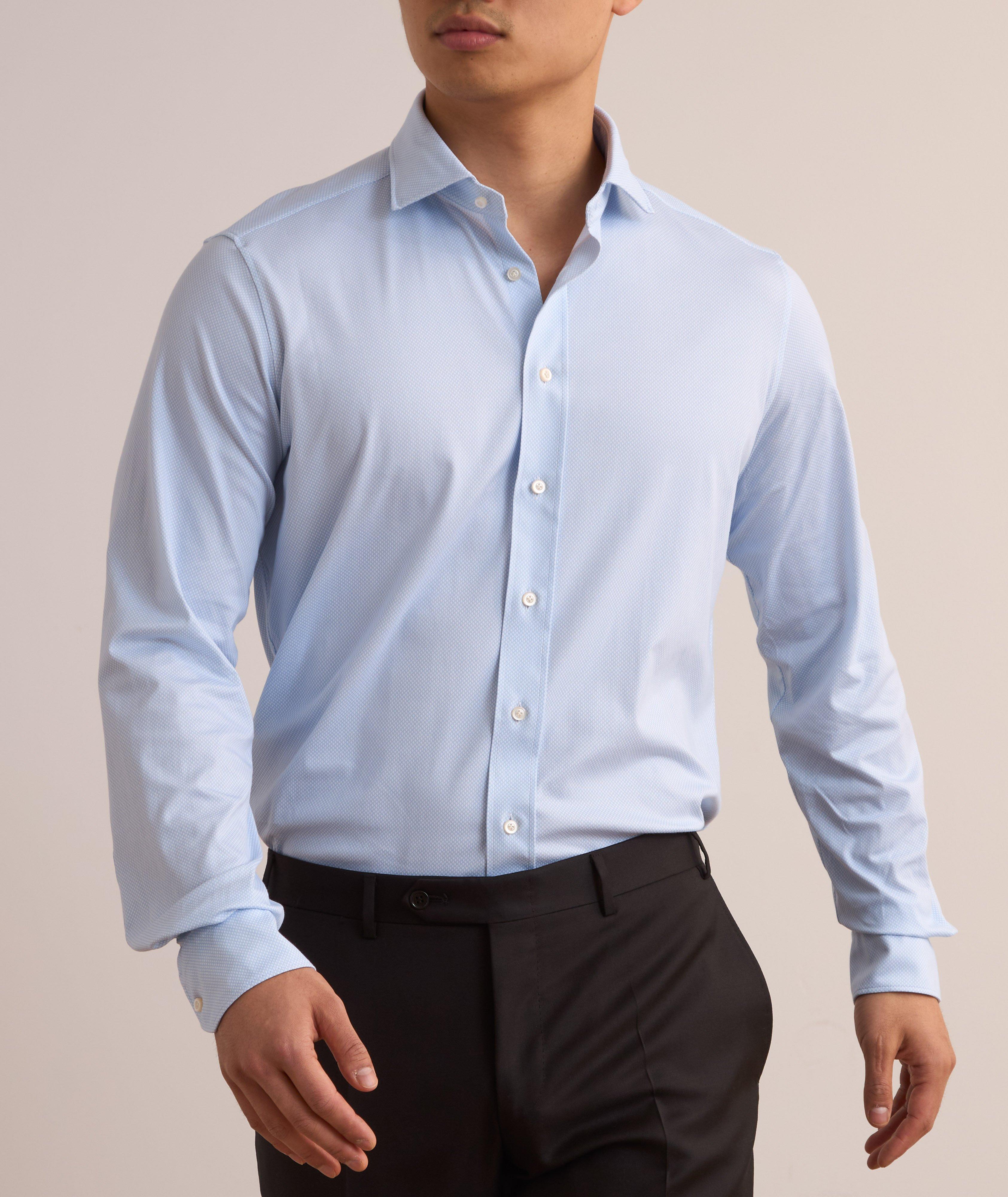 Byron Birdseye 4-Flex Dress Shirt image 1