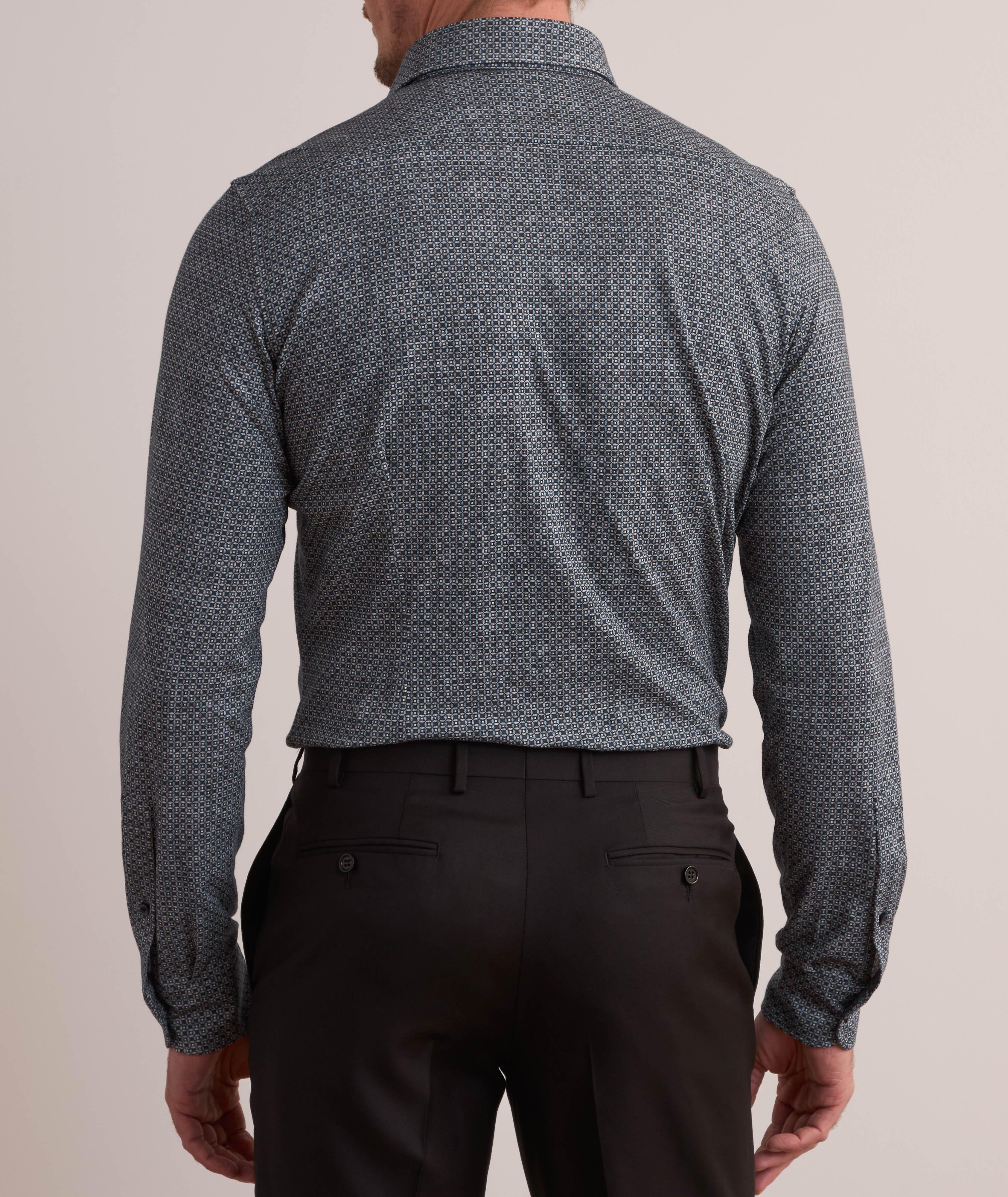 Marseille Geometric Jersey Dress Shirt image 2