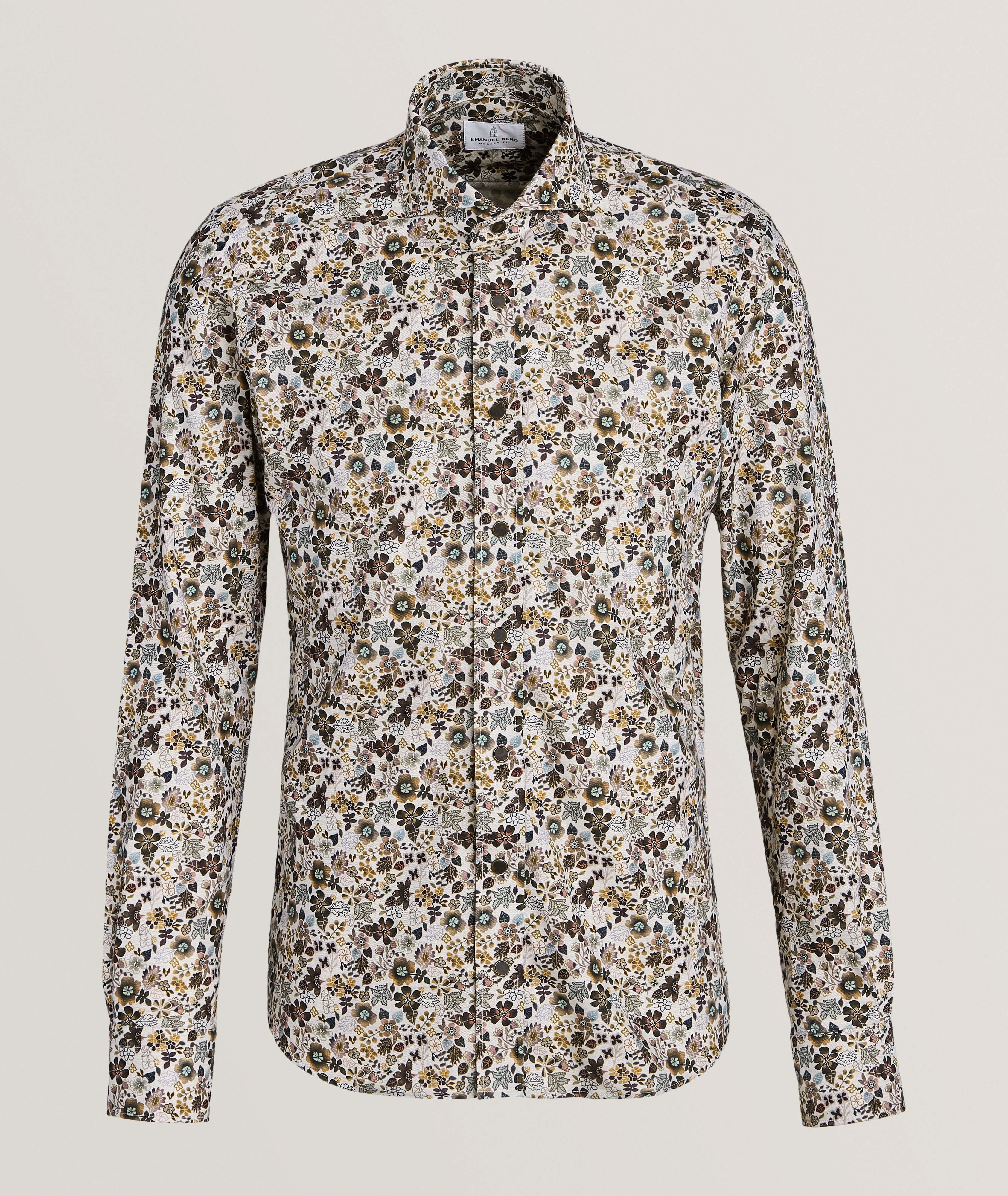 Marseille Modern-Fit Cotton Sport Shirt image 0