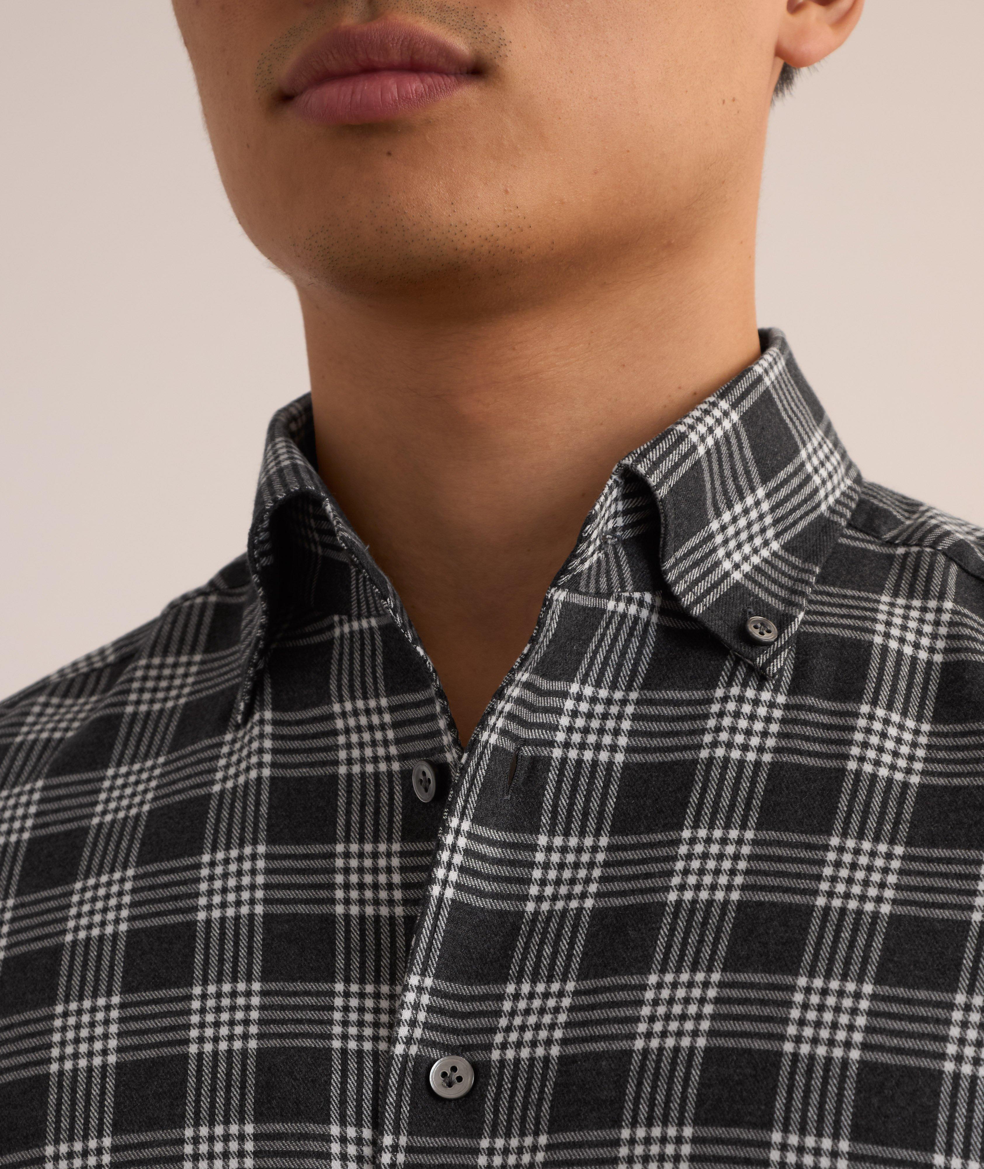 Bellagio Modern Fit Flannel Dress Shirt image 3