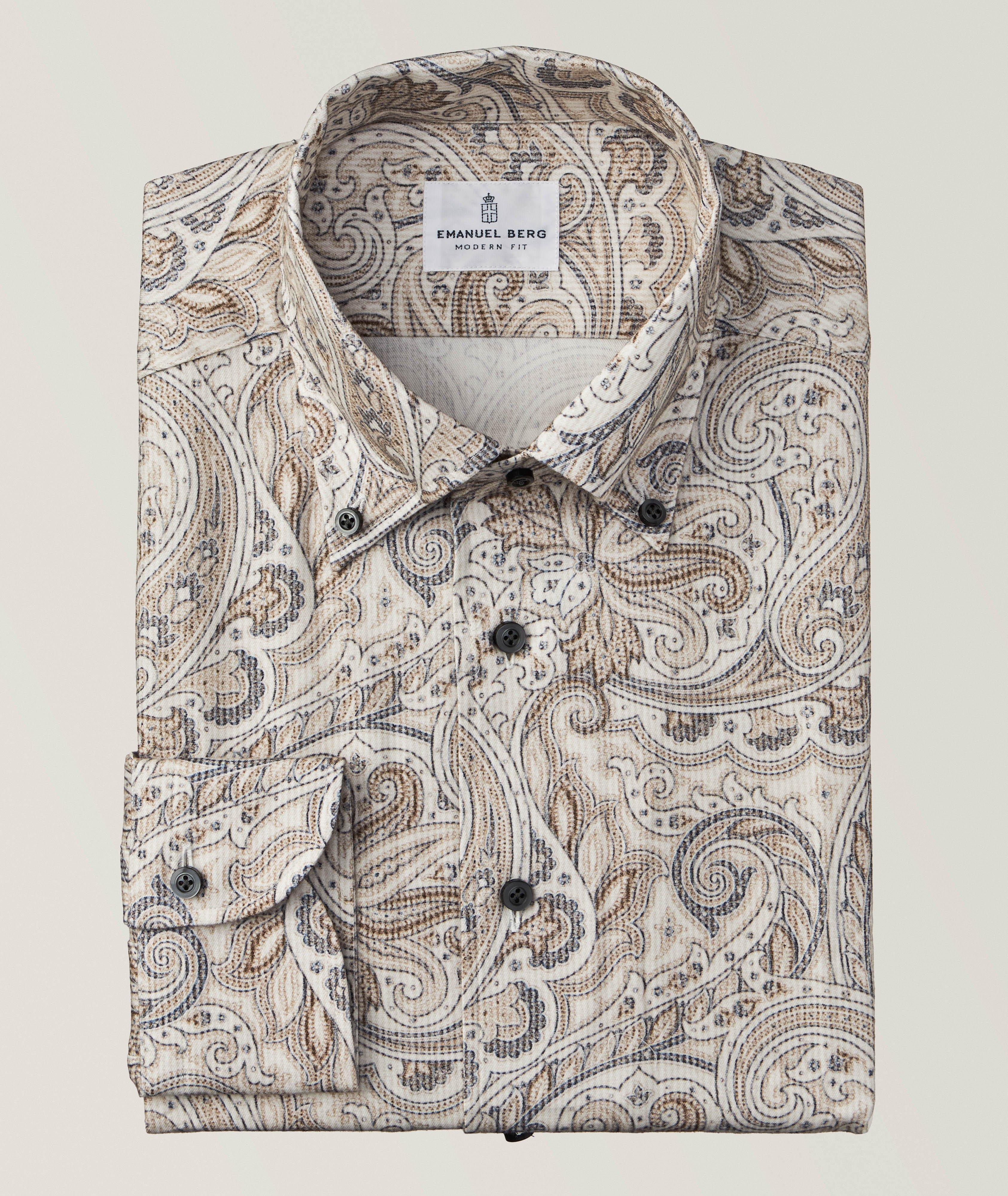 Bellagio Paisley Brushed Twill Shirt image 0