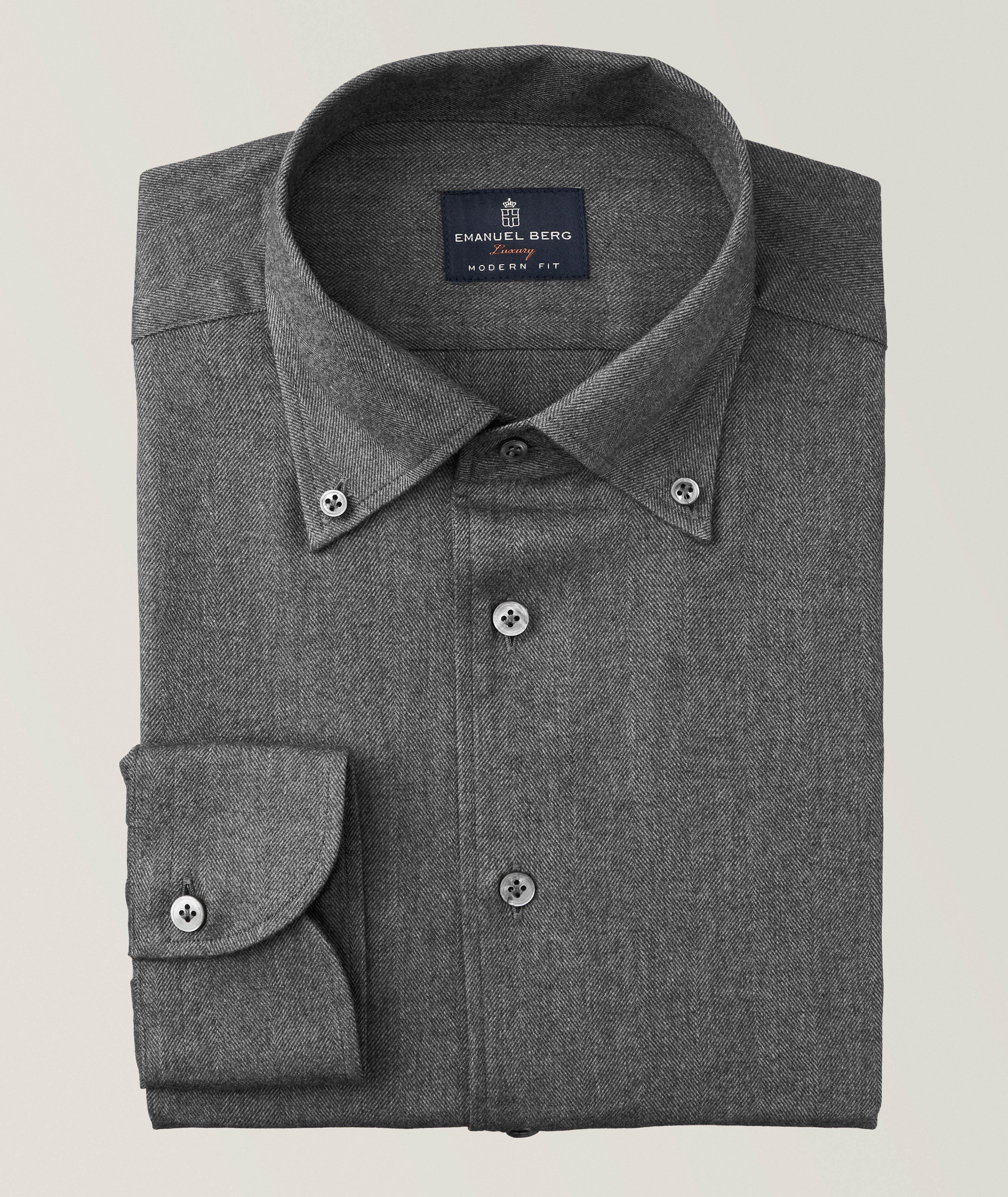 Bellagio Herringbone Flannel Shirt image 0