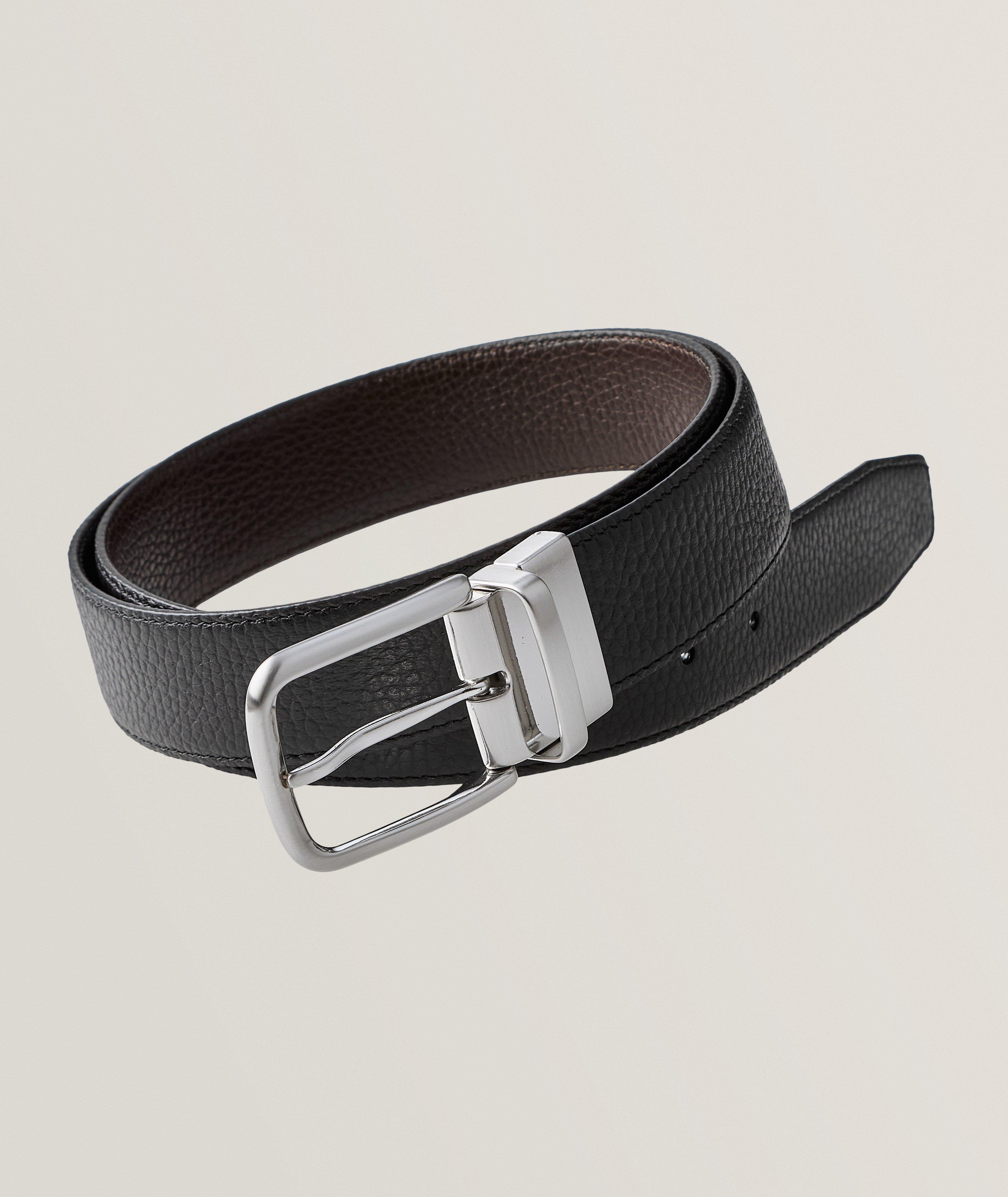 Reversible Soft Grain Leather Belt image 0